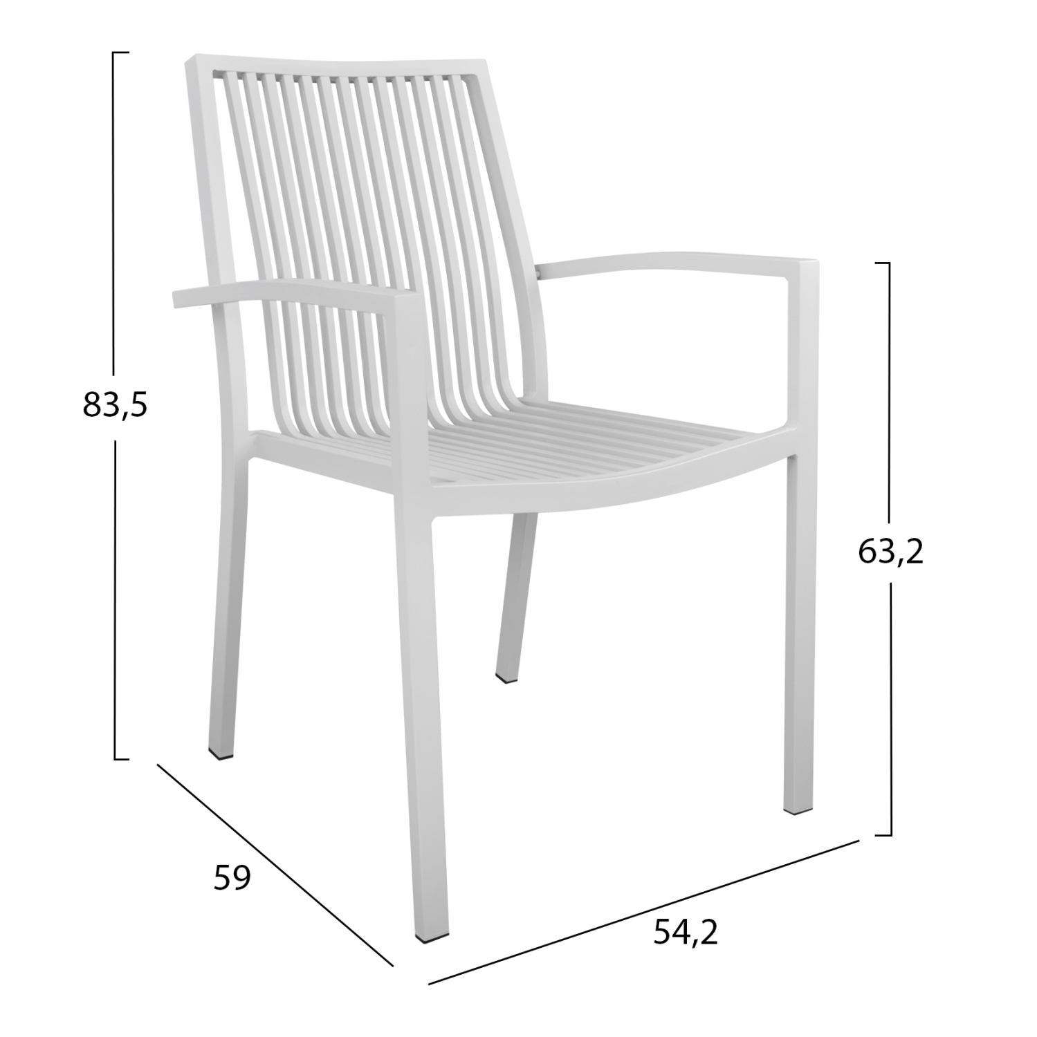 ΠΟΛΥΘΡΟΝΑ ΑΛΟΥΜΙΝΙΟΥ BRONCA HM5130.01 ΛΕΥΚΗ 54,2x59x83,5Υεκ. 2