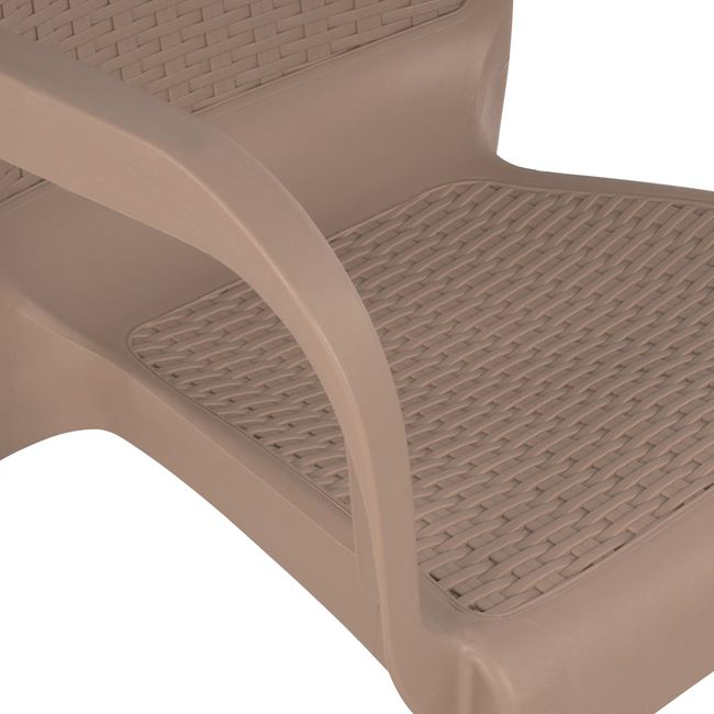 ΠΟΛΥΘΡΟΝΑ ΠΟΛΥΠΡΟΠΥΛΕΝΙΟΥ RATTAN ΠΟΔΙ ALU HM5591.02 ΚΑΠΟΥΤΣΙΝΟ 60x60x82 cm 8