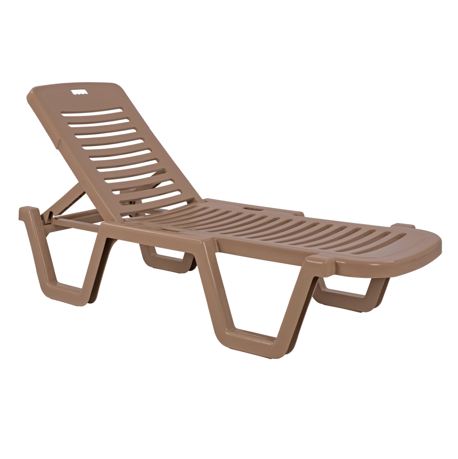 ΞΑΠΛΩΣΤΡΑ ΠΑΡΑΛΙΑΣ ΠΛΑΣΤΙΚΗ ΑΝΑΚΛΙΝΟΜΕΝΗ RELAX ΚΑΠΟΥΤΣΙΝΟ 190Χ70Χ36Υεκ. 303002061-04 1