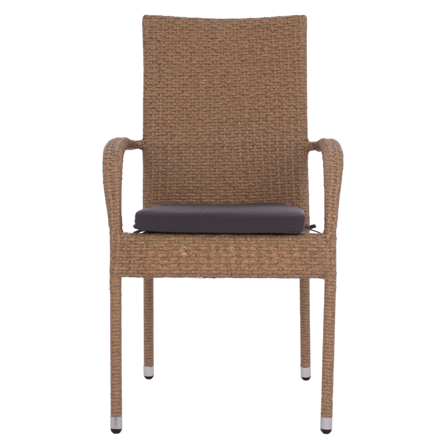 ΠΟΛΥΘΡΟΝΑ ΜΕΤΑΛΛΙΚΗ ANISHA HM5685.02 ΜΕ ΜΑΞΙΛΑΡΙ WICKER ΚΑΦΕ-ΜΟΚΑ ΣΤΟΙΒ/ΜΕΝΗ 56x60x94 εκ. 3