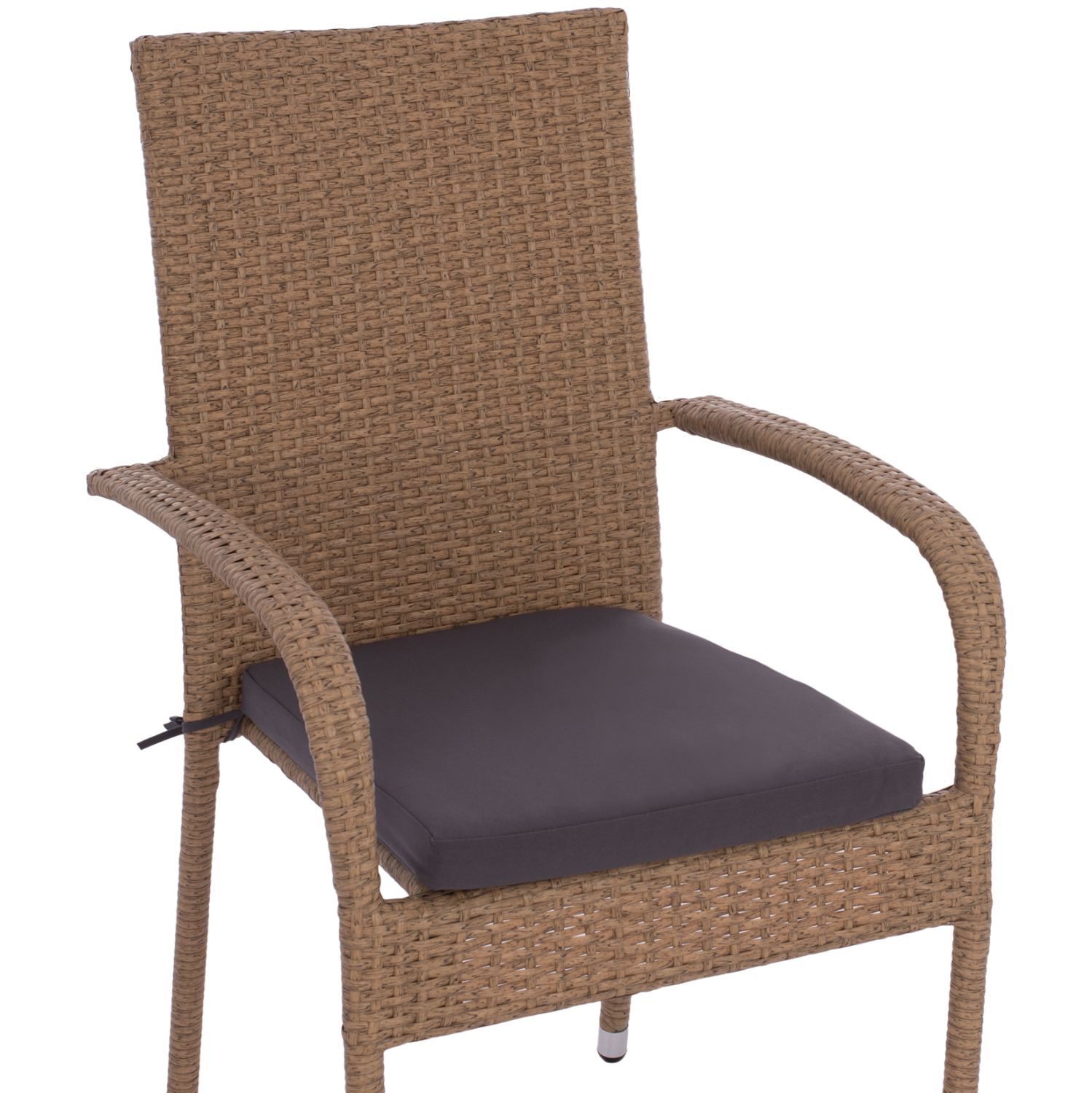 ΠΟΛΥΘΡΟΝΑ ΜΕΤΑΛΛΙΚΗ ANISHA HM5685.02 ΜΕ ΜΑΞΙΛΑΡΙ WICKER ΚΑΦΕ-ΜΟΚΑ ΣΤΟΙΒ/ΜΕΝΗ 56x60x94 εκ. 7