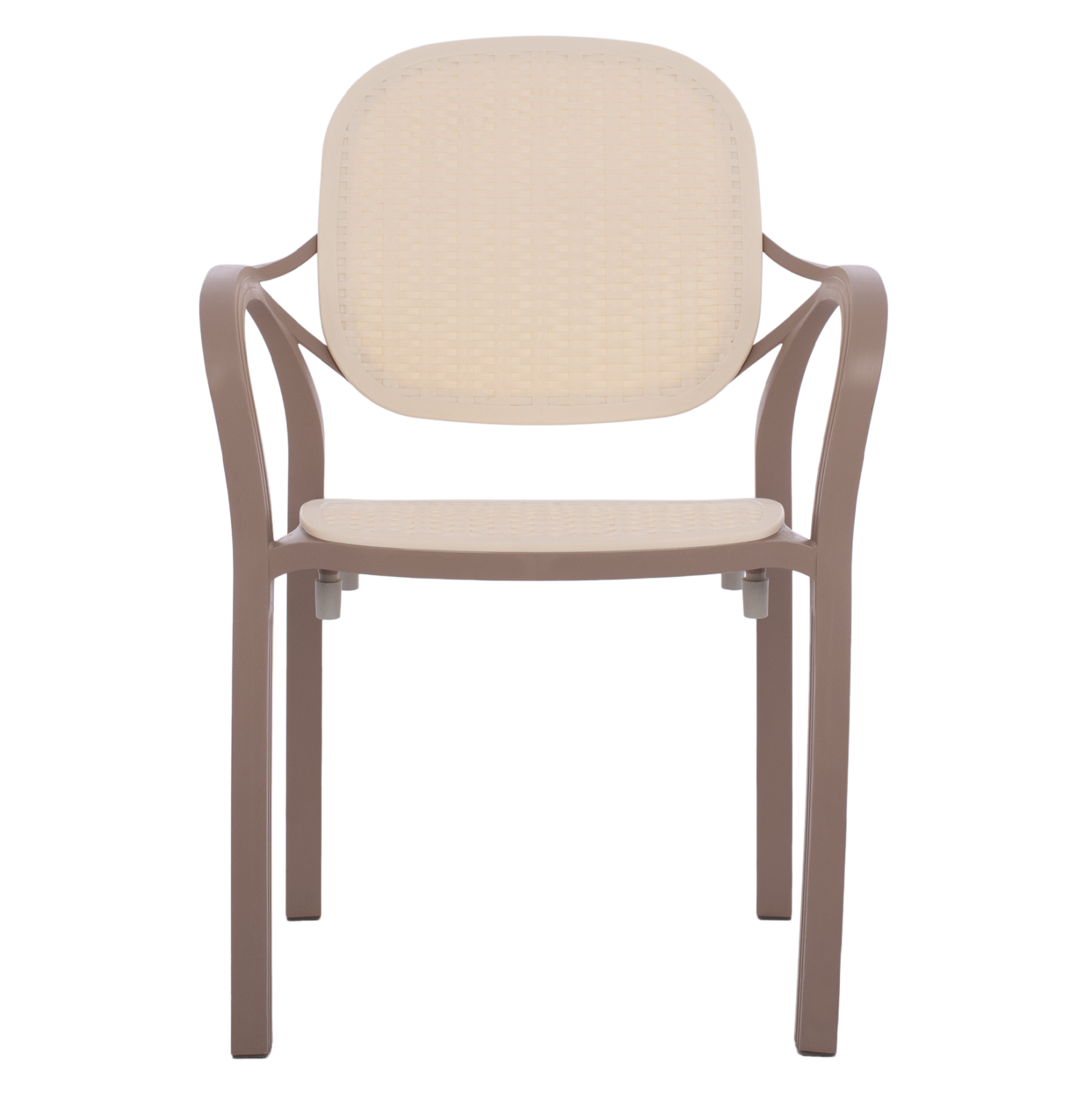 ΠΟΛΥΘΡΟΝΑ ΠΟΛΥΠΡΟΠΥΛΕΝΙΟΥ KHEM HM5820.02 ΣΕ ΑΠΟΧΡΩΣΗ ΚΑΠΟΥΤΣΙΝΟ &amp; ΜΠΕΖ 57x57x83Y εκ. 3