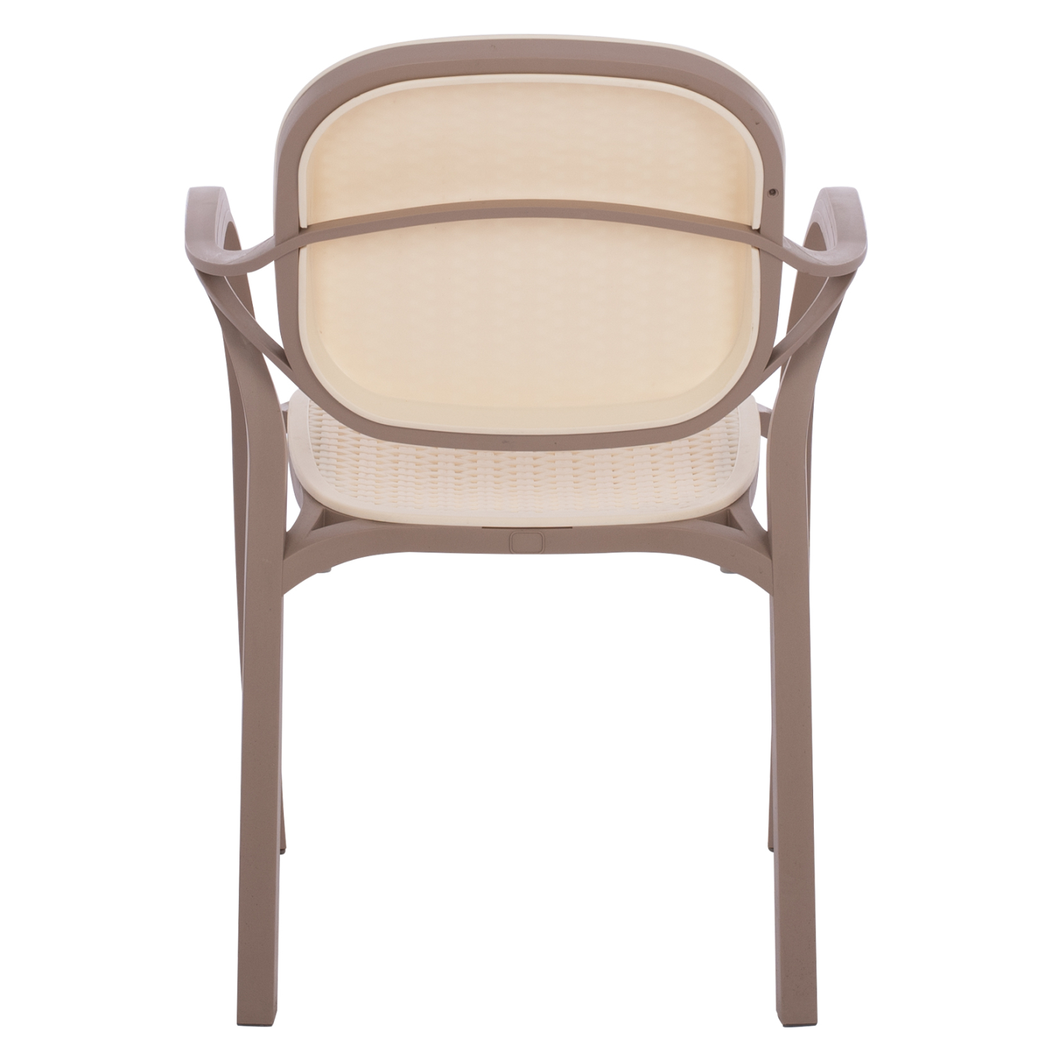 ΠΟΛΥΘΡΟΝΑ ΠΟΛΥΠΡΟΠΥΛΕΝΙΟΥ KHEM HM5820.02 ΣΕ ΑΠΟΧΡΩΣΗ ΚΑΠΟΥΤΣΙΝΟ &amp; ΜΠΕΖ 57x57x83Y εκ. 6