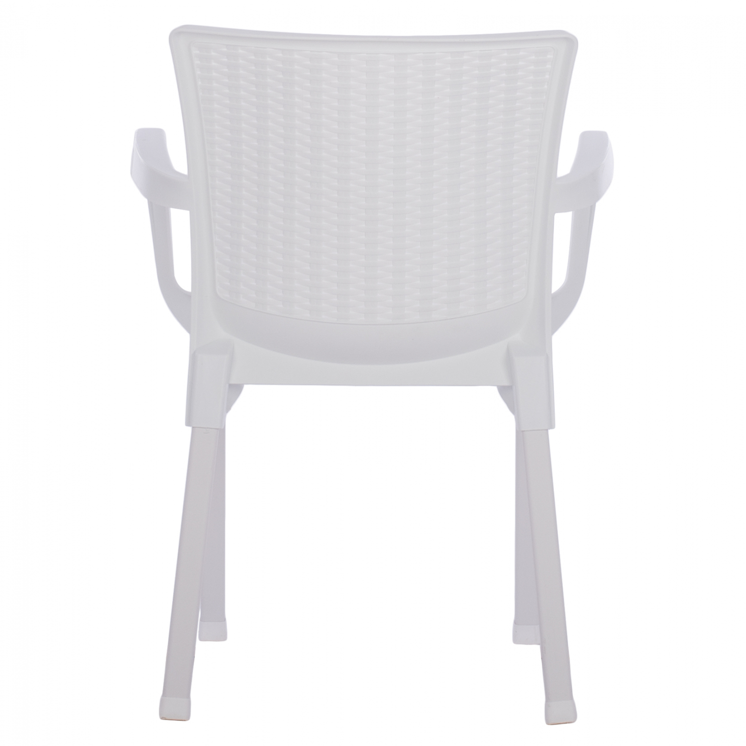 ΠΟΛΥΘΡΟΝΑ ΠΟΛΥΠΡΟΠΥΛΕΝΙΟΥ RATTAN ΠΟΔΙ ALU HM5591.01 ΧΡΩΜΑ ΛΕΥΚΟ 60x60x82 cm 6