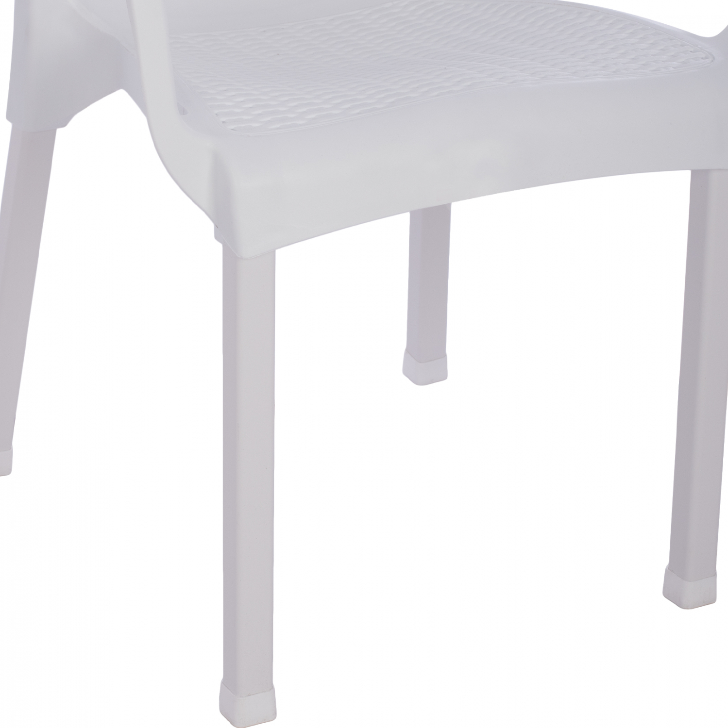 ΠΟΛΥΘΡΟΝΑ ΠΟΛΥΠΡΟΠΥΛΕΝΙΟΥ RATTAN ΠΟΔΙ ALU HM5591.01 ΧΡΩΜΑ ΛΕΥΚΟ 60x60x82 cm 9