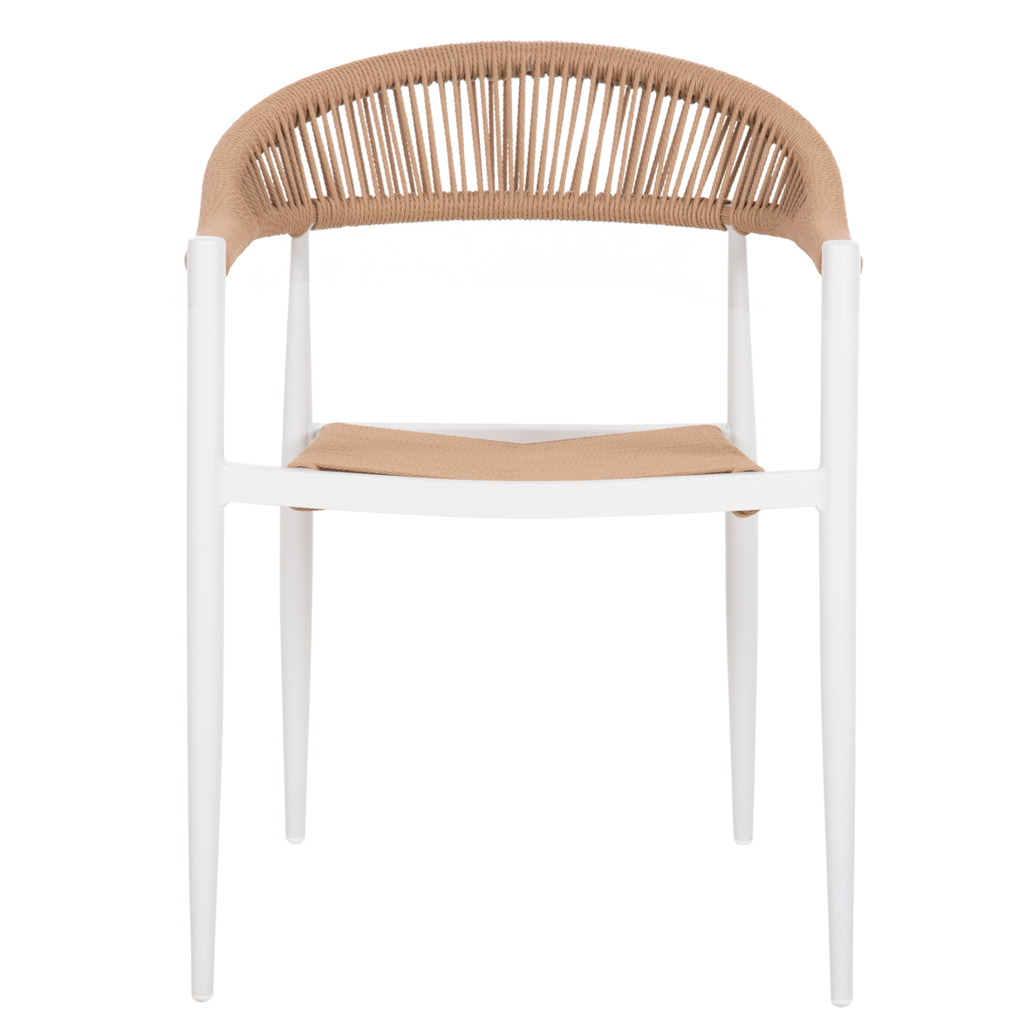 ΠΟΛΥΘΡΟΝΑ ΑΛΟΥΜΙΝΙΟΥ GRET HM5854.01 ΛΕΥΚΗ PE RATTAN ΜΠΕΖ 56x55,5x78Υεκ. 3