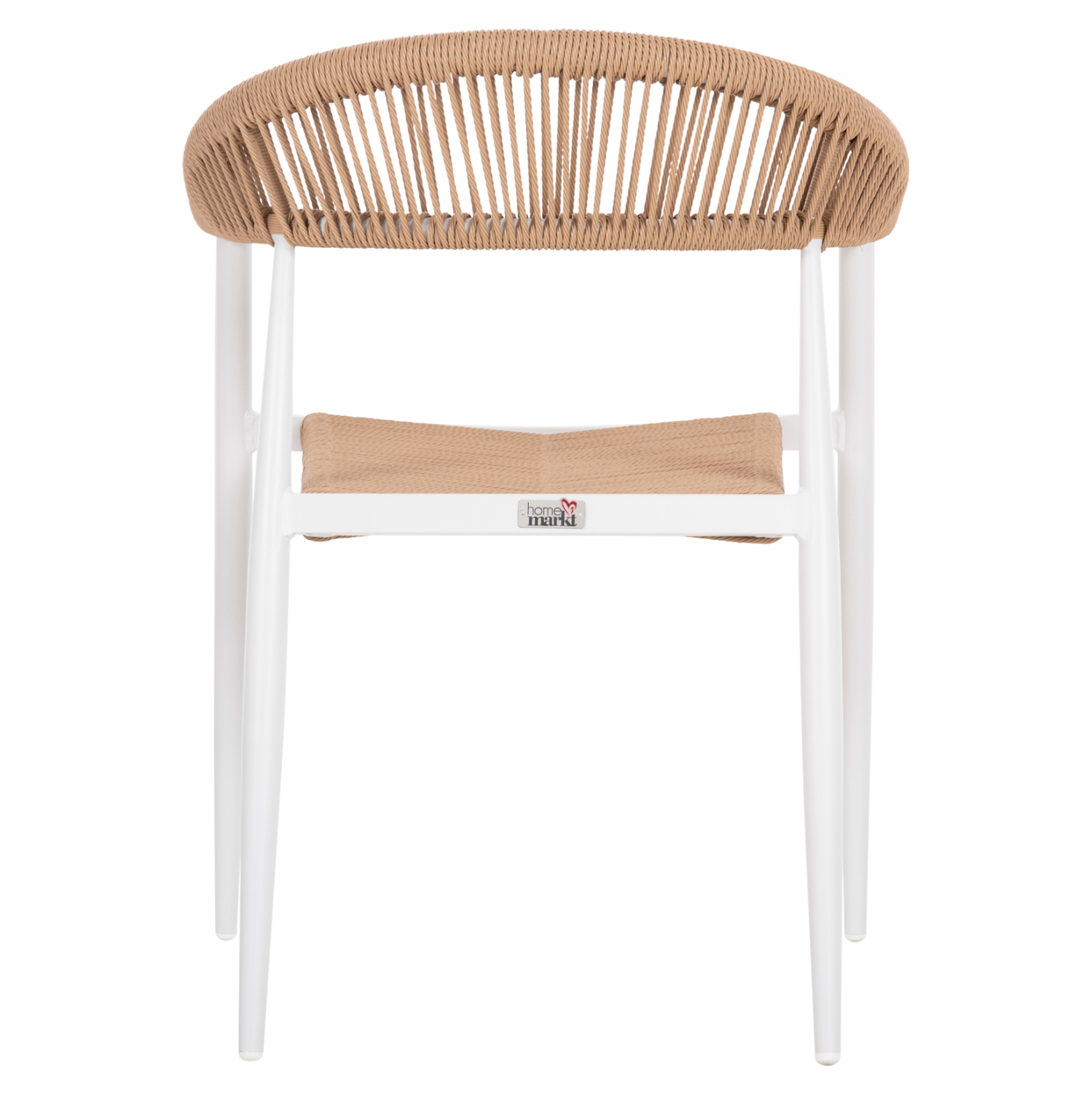 ΠΟΛΥΘΡΟΝΑ ΑΛΟΥΜΙΝΙΟΥ GRET HM5854.01 ΛΕΥΚΗ PE RATTAN ΜΠΕΖ 56x55,5x78Υεκ. 6