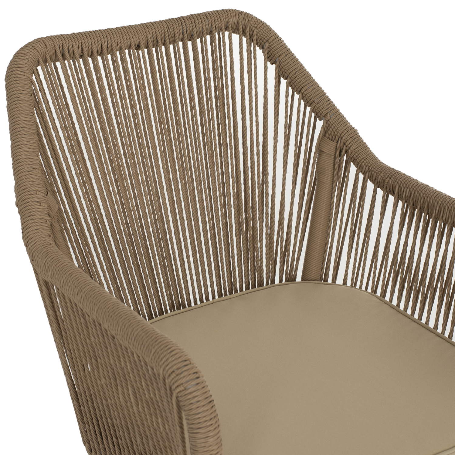 ΠΟΛΥΘΡΟΝΑ ΑΛΟΥΜΙΝΙΟΥ LOKKI HM5855.01 ΛΕΥΚΟ ΜΕ ΣΧΟΙΝΙ WICKER PE ΜΠΕΖ 56x66x82Υ εκ. 7
