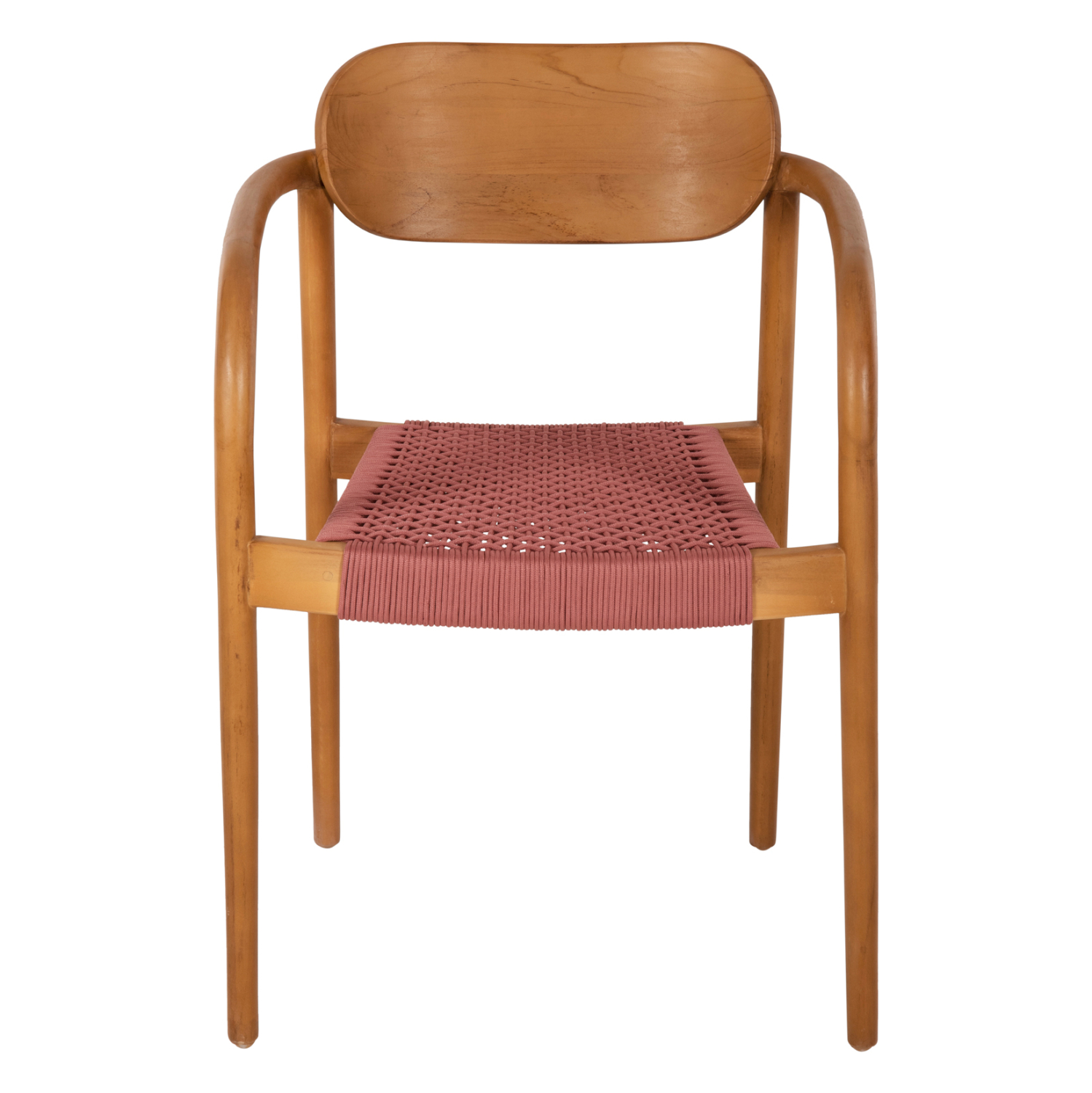 ΠΟΛΥΘΡΟΝΑ OSLO HM9636.06 ΞΥΛΟ TEAK ΦΥΣΙΚΟ &amp; ΡΟΖ ΣΧΟΙΝΙ 55x54x80Yεκ. 3