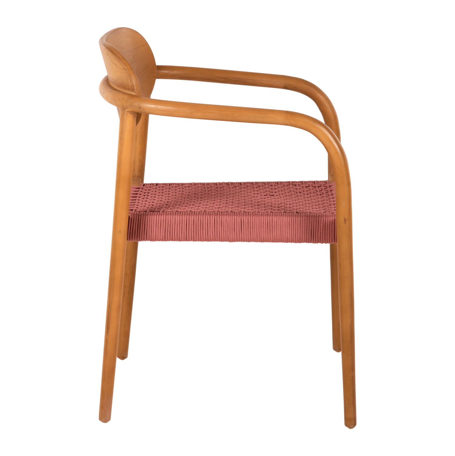 ΠΟΛΥΘΡΟΝΑ OSLO HM9636.06 ΞΥΛΟ TEAK ΦΥΣΙΚΟ &amp; ΡΟΖ ΣΧΟΙΝΙ 55x54x80Yεκ. 4
