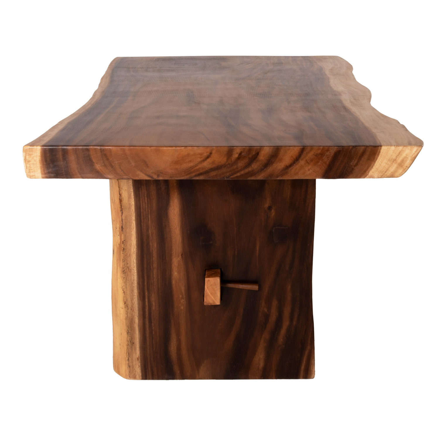 ΤΡΑΠΕΖΙ ΤΡΑΠΕΖΑΡΙΑΣ ULYSES HM9757 ΜΑΣΙΦ ΞΥΛΟ SUAR ΣΕ ΦΥΣΙΚΟ ΠΑΧΟΥΣ 9εκ 200x90x77Yεκ. 4