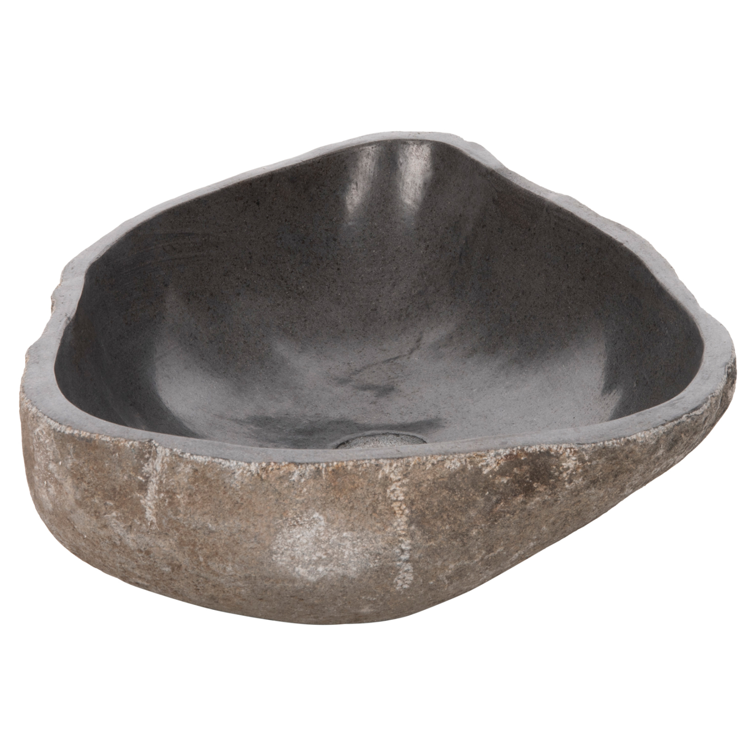 ΝΙΠΤΗΡΑΣ STONE SINK ΛΑΞΕΥΜΕΝΗ ΠΕΤΡΑ ΓΚΡΙ ΑΠΟΧΡΩΣΗ HM4193 55x44x16Υ εκ. 4