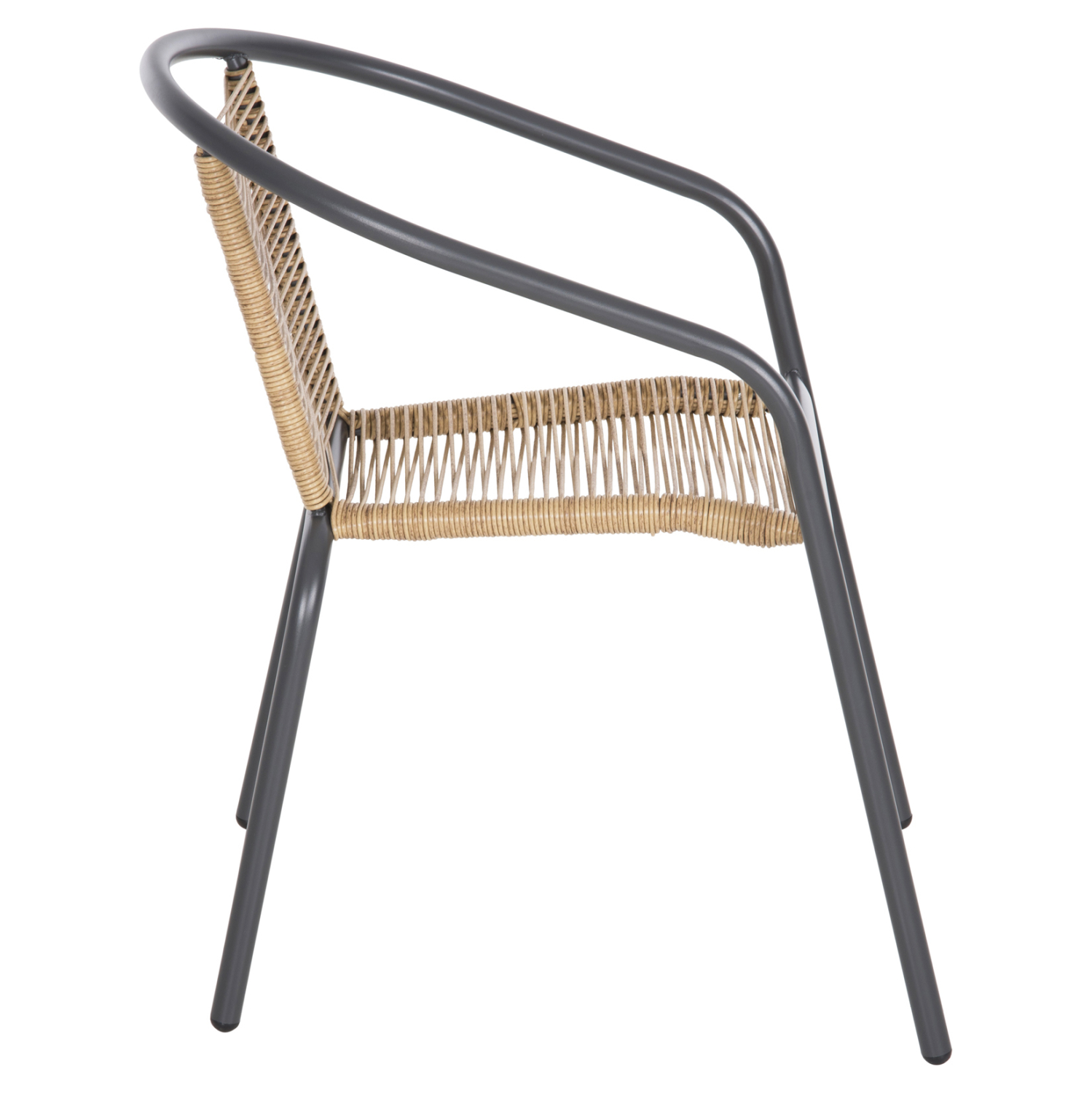 ΠΟΛΥΘΡΟΝΑ SWIFTER HM5969.02 ΜΕΤΑΛΛΟ ΓΚΡΙ-ΣΥΝΘ. RATTAN ΣΕ ΦΥΣΙΚΟ 54x61x75Υεκ. 4