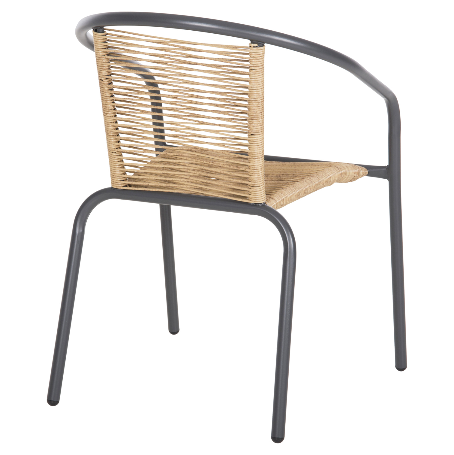ΠΟΛΥΘΡΟΝΑ SWIFTER HM5969.02 ΜΕΤΑΛΛΟ ΓΚΡΙ-ΣΥΝΘ. RATTAN ΣΕ ΦΥΣΙΚΟ 54x61x75Υεκ. 5