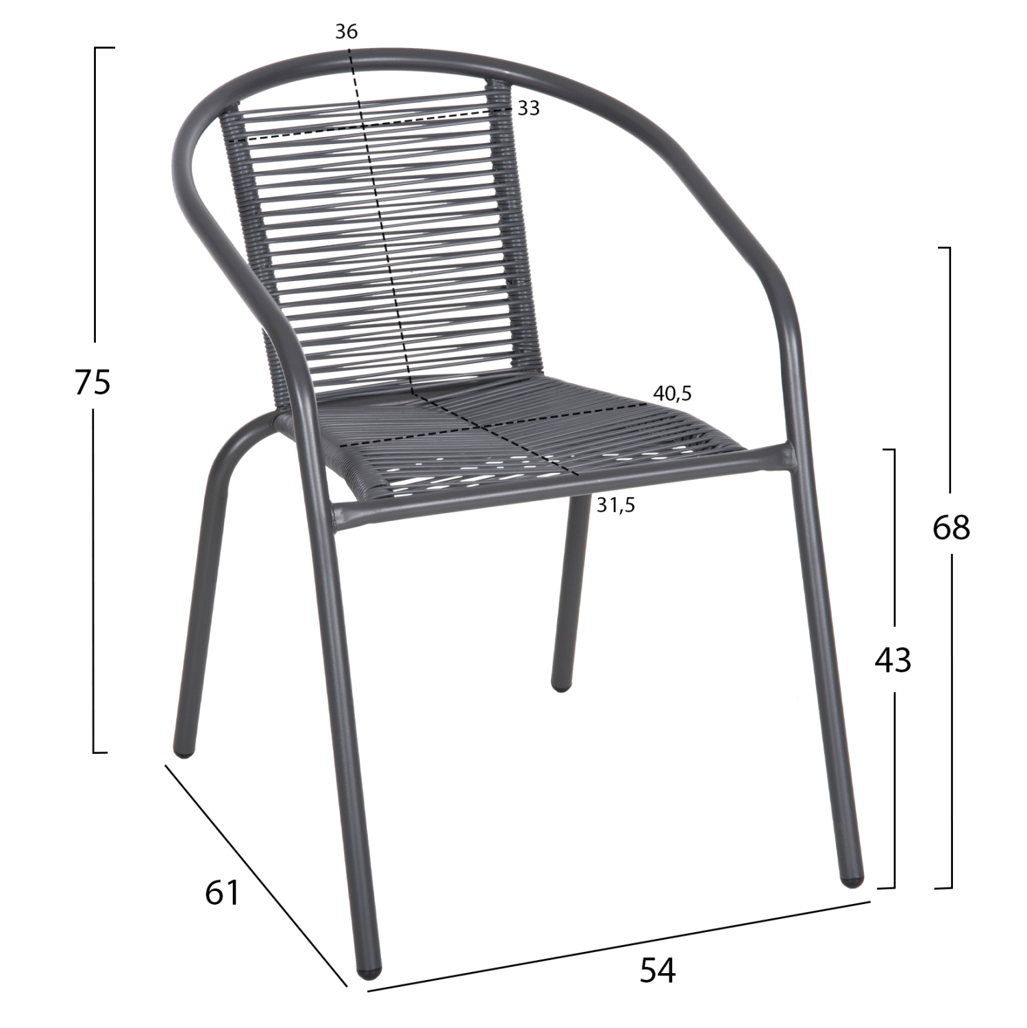 ΠΟΛΥΘΡΟΝΑ SWIFTER HM5969.01 ΜΕΤΑΛΛΟ ΓΚΡΙ-ΣΥΝΘ. RATTAN ΓΚΡΙ 54x61x75Υεκ. 2