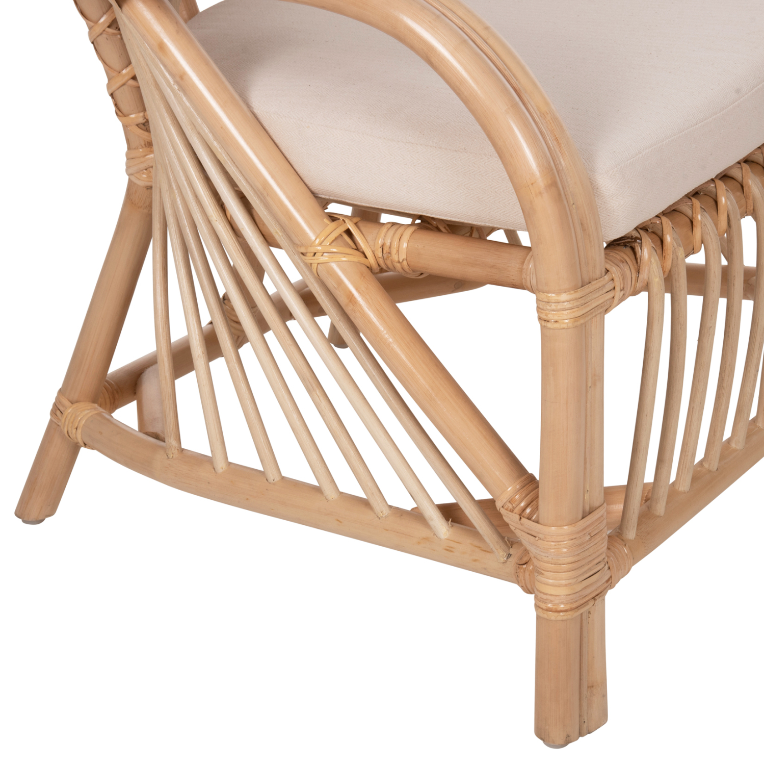 ΠΟΛΥΘΡΟΝΑ FEMUR HM9837 RATTAN ΣΕ ΦΥΣΙΚΟ- ΛΕΥΚΟ ΜΑΞΙΛΑΡΙ 72x66x75Υεκ. 9