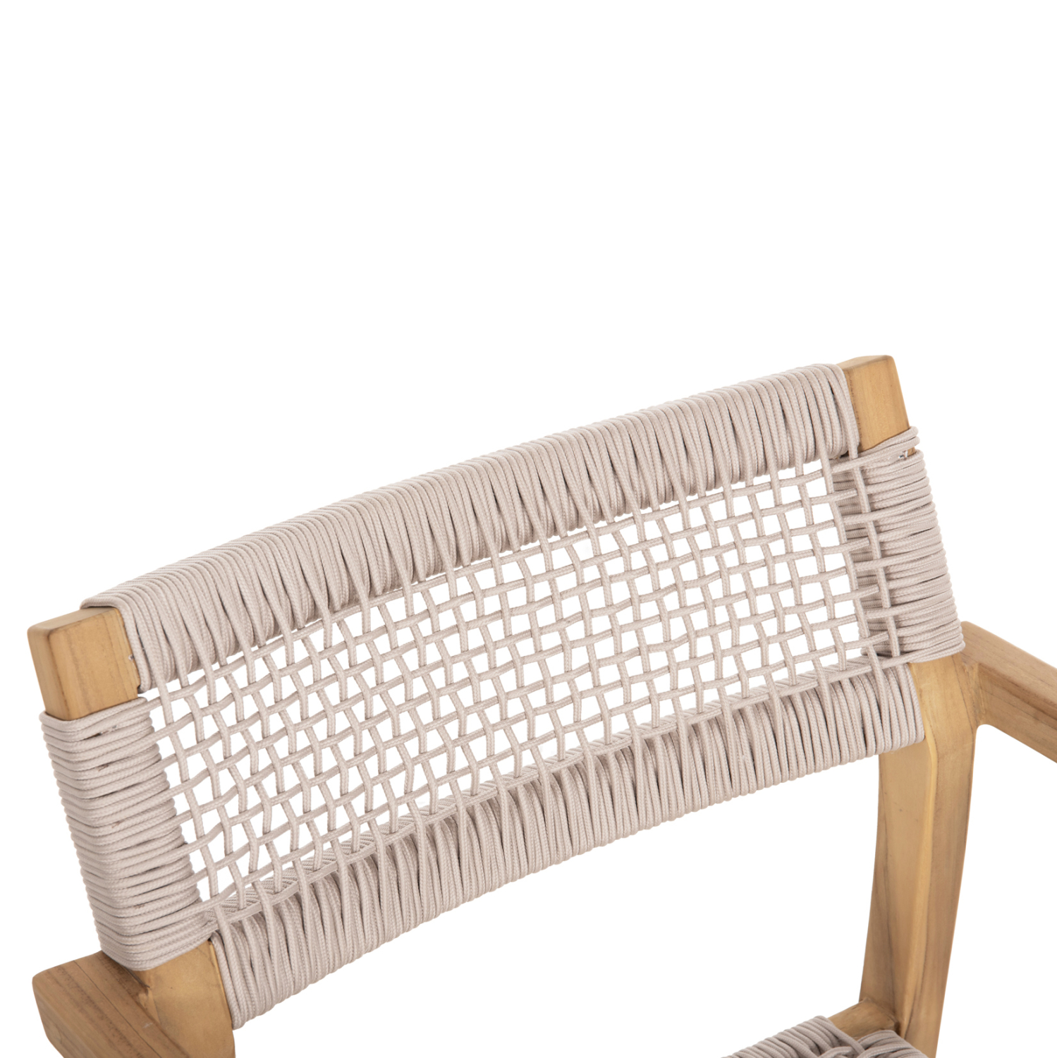 ΠΟΛΥΘΡΟΝΑ CHARLOTTE HM9637.07 ΞΥΛΟ TEAK &amp; ΜΠΕΖ ΣΧΟΙΝΙ--B'ΔΙΑΛΟΓΗΣ 58x61x81Yεκ. 7