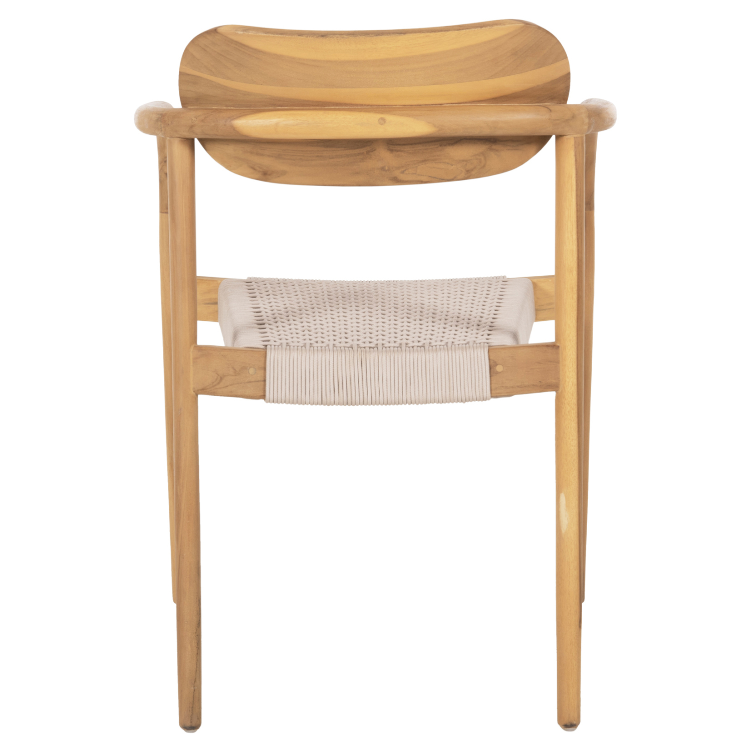 ΠΟΛΥΘΡΟΝΑ OSLO HM9636.07 ΞΥΛΟ TEAK ΦΥΣΙΚΟ &amp; ΜΠΕΖ ΣΧΟΙΝΙ 55x54x80Yεκ. 6