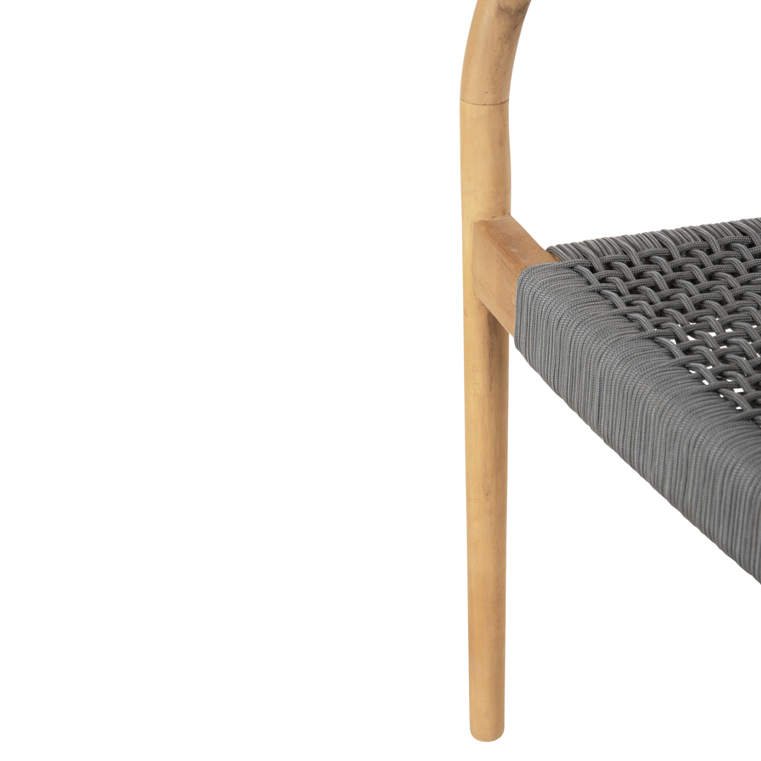 ΠΟΛΥΘΡΟΝΑ OSLO HM9636.08 ΞΥΛΟ TEAK ΦΥΣΙΚΟ &amp; ΓΚΡΙ ΣΧΟΙΝΙ 55x54x80Yεκ. 10