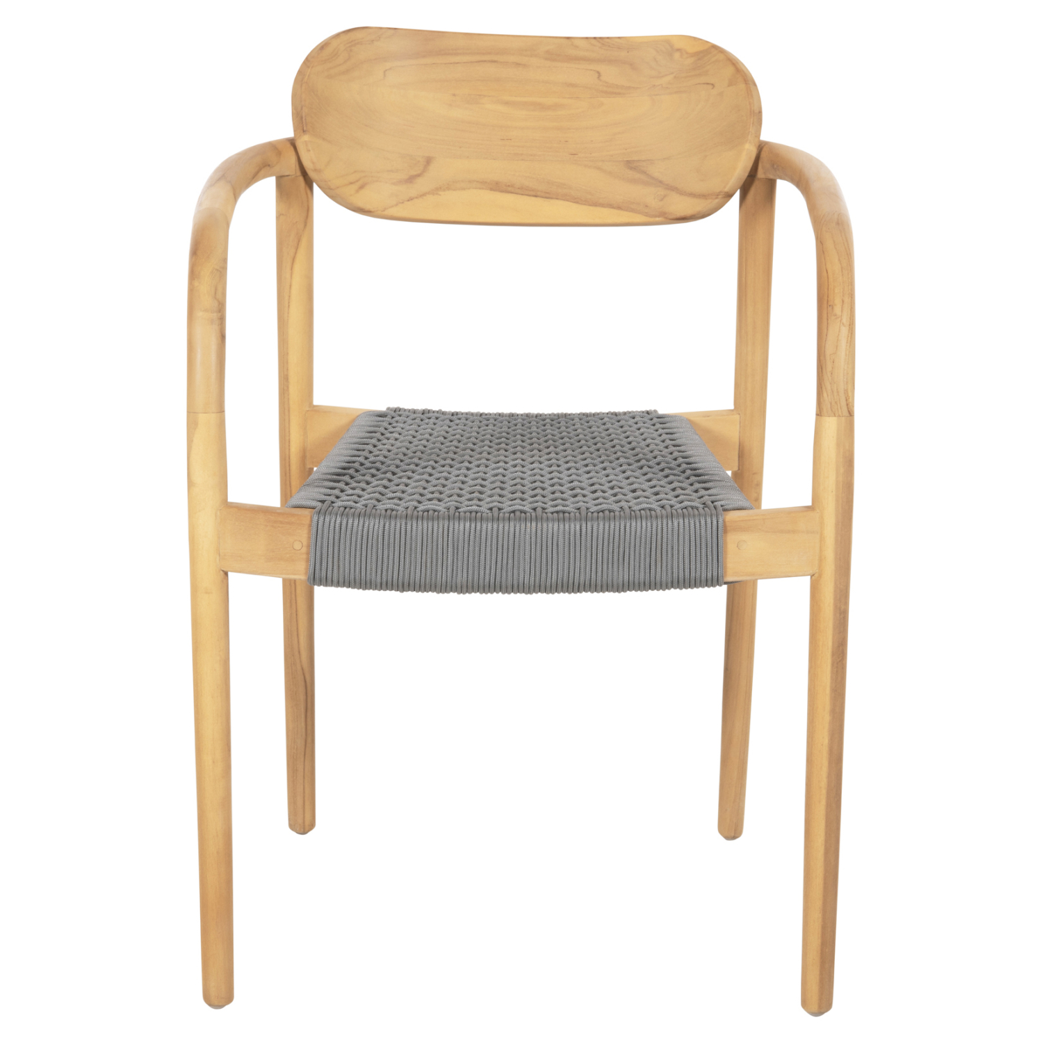 ΠΟΛΥΘΡΟΝΑ OSLO HM9636.08 ΞΥΛΟ TEAK ΦΥΣΙΚΟ &amp; ΓΚΡΙ ΣΧΟΙΝΙ 55x54x80Yεκ. 3