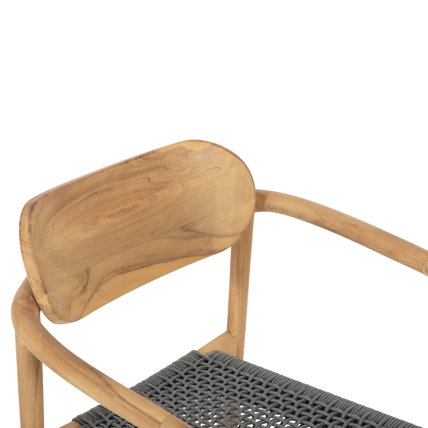 ΠΟΛΥΘΡΟΝΑ OSLO HM9636.08 ΞΥΛΟ TEAK ΦΥΣΙΚΟ &amp; ΓΚΡΙ ΣΧΟΙΝΙ 55x54x80Yεκ. 7