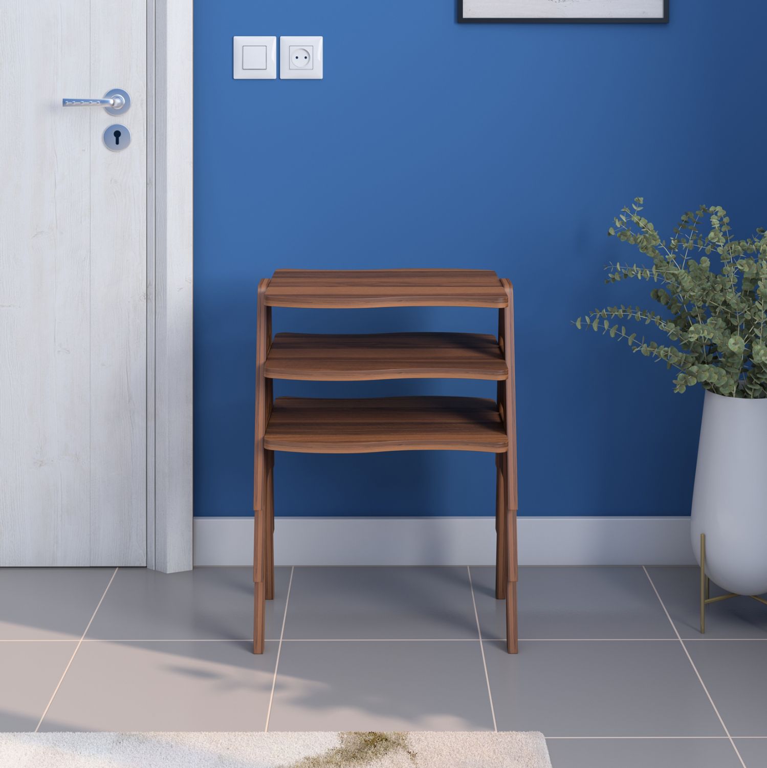 ΣΕΤ 3ΤΜΧ ΒΟΗΘ.ΤΡΑΠΕΖΑΚΙΑ ESSENT HM18175.05 ΜΕΛΑΜΙΝΗ ΣΕ ΚΑΡΥΔΙ 45x35x40Yεκ. 3