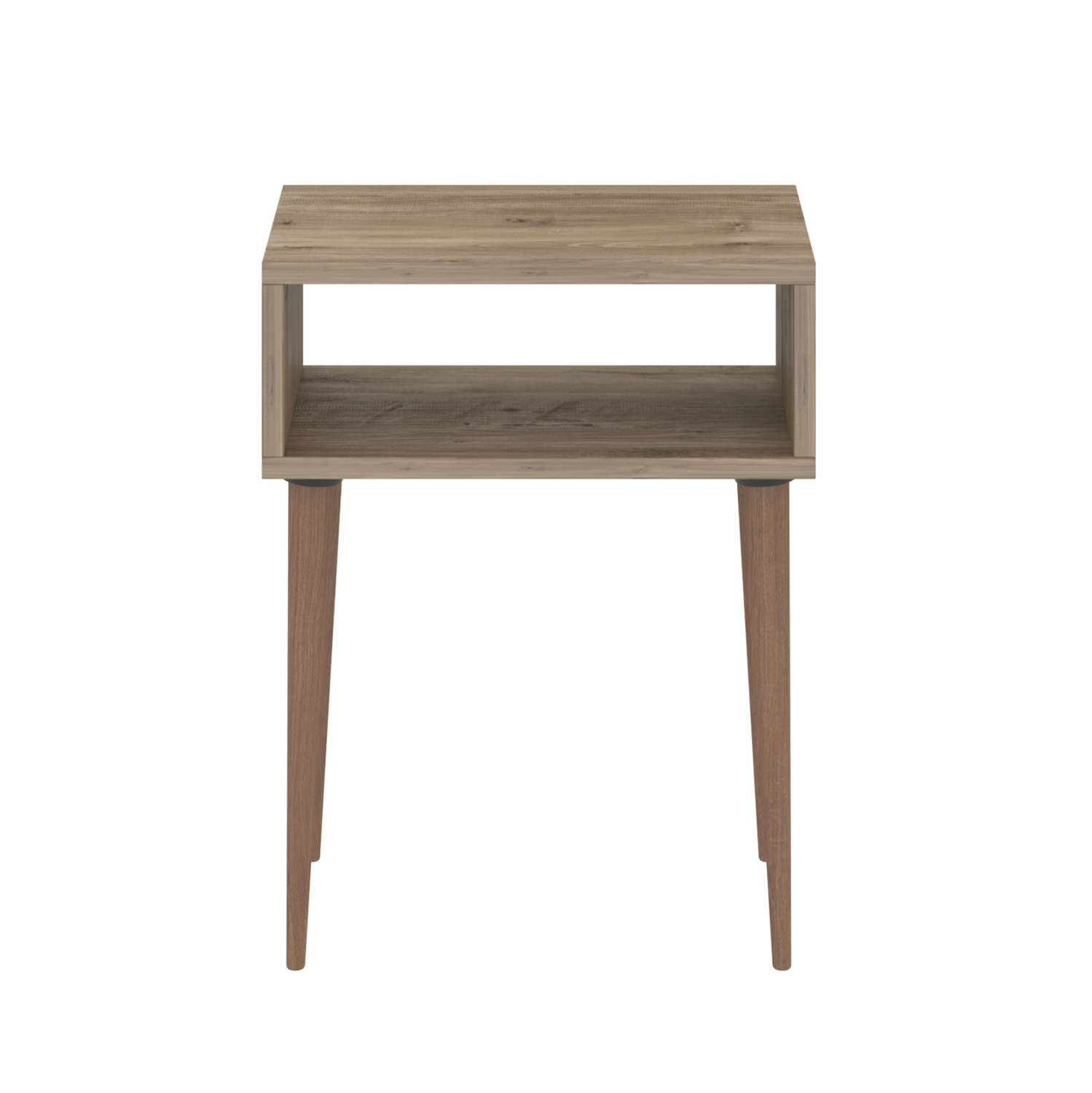 ΚΟΜΟΔΙΝΟ TODD HM18183.04 ΜΕΛΑΜΙΝΗ ΟΑΚ-ΠΟΔΙΑ ΦΥΣΙΚΟ 45x30x58Υεκ. 2