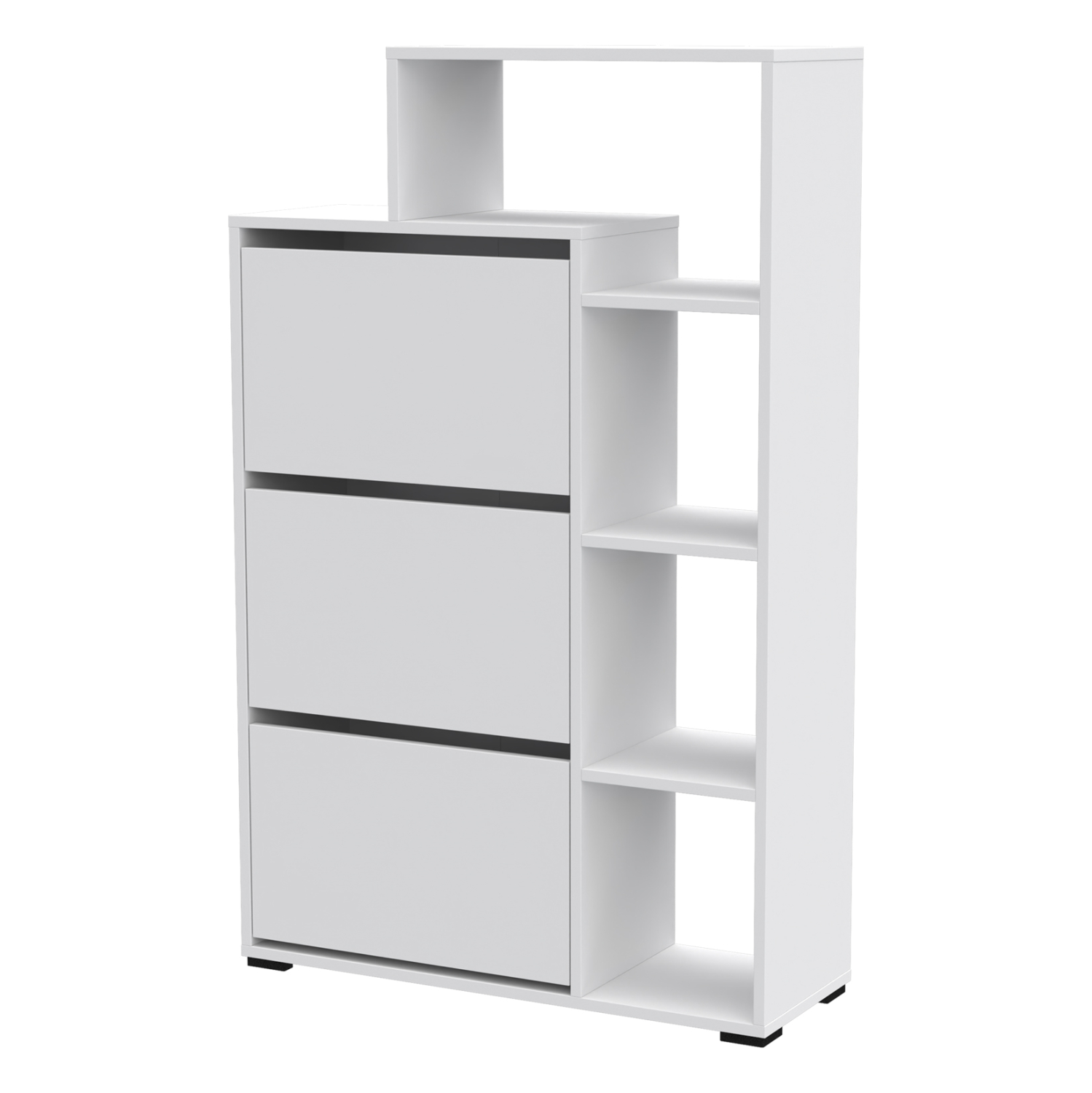 ΠΑΠΟΥΤΣΟΘΗΚΗ ROBBEN HM18189.01 ΜΕΛΑΜΙΝΗ ΣΕ ΛΕΥΚΟ 90x30x143Υεκ. 1