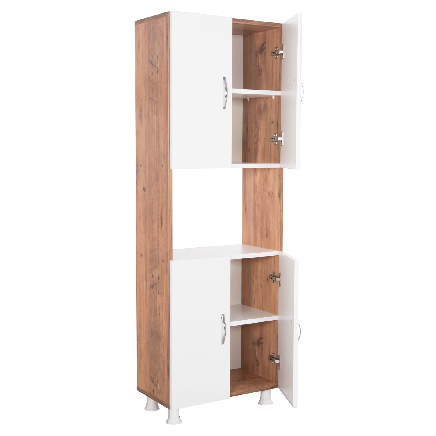 ΕΠΙΠΛΟ ΚΟΥΖΙΝΑΣ/ΝΤΟΥΛΑΠΙ RAD HM18196.04 ΜΕΛΑΜΙΝΗ ΦΥΣΙΚΟ-ΛΕΥΚΟ 55,5x32x165Υεκ. 5