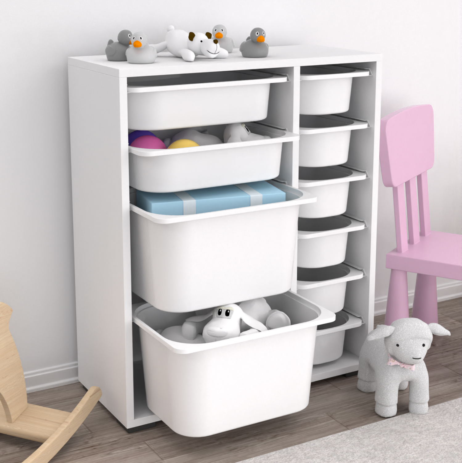 ΣΥΡΤΑΡΙΕΡΑ SANI HM18212.01 ΜΕΛΑΜΙΝΗ ΣΕ ΛΕΥΚΟ-10 ΛΕΥΚΑ ΣΥΡΤΑΡΙΑ P.E. 69,5x30x83Υεκ 5