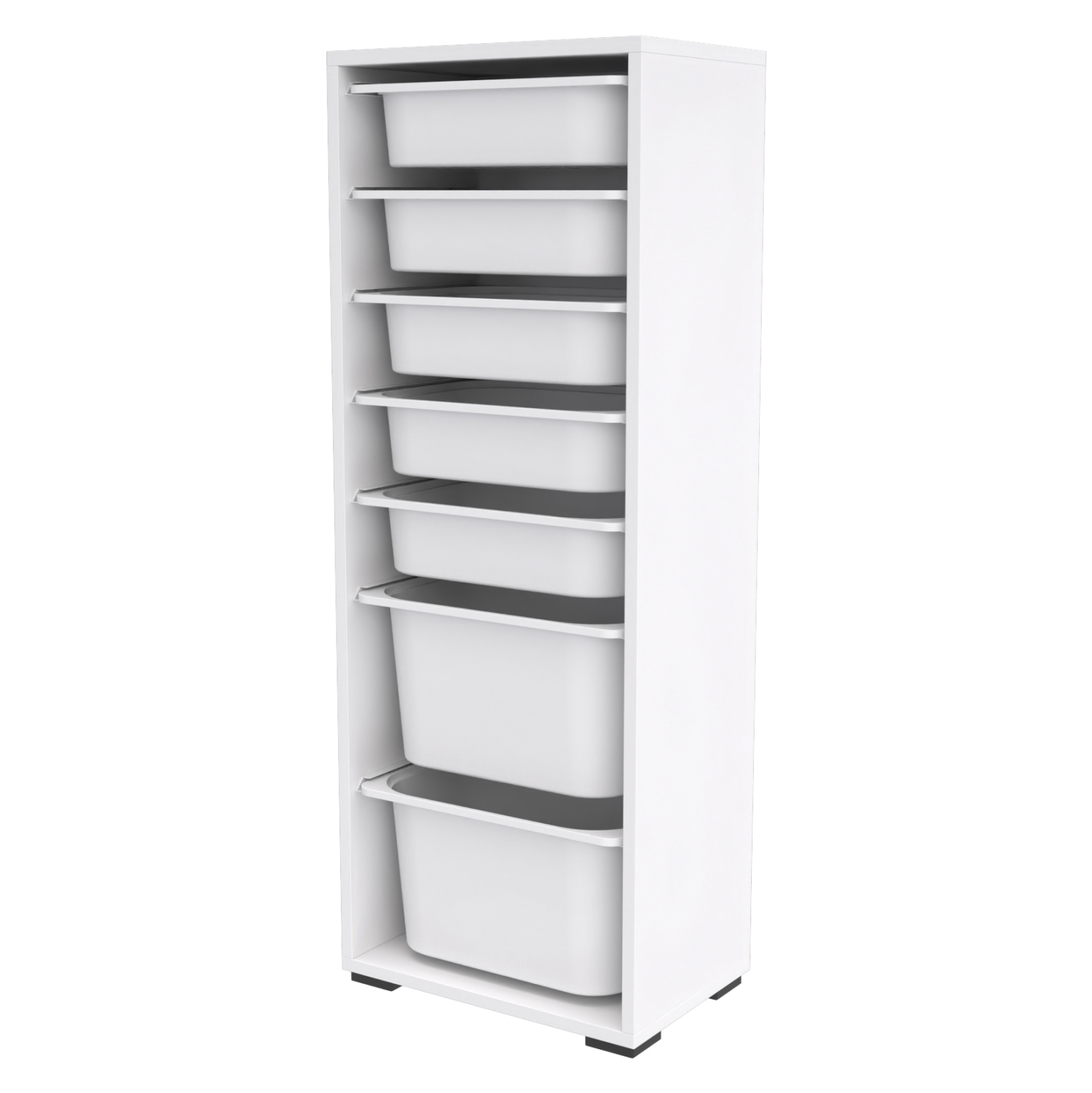 ΣΥΡΤΑΡΙΕΡΑ SANI HM18213.01 ΜΕΛΑΜΙΝΗ ΣΕ ΛΕΥΚΟ-7 ΛΕΥΚΑ ΣΥΡΤΑΡΙΑ P.E. 45,5x30x122Υεκ 5