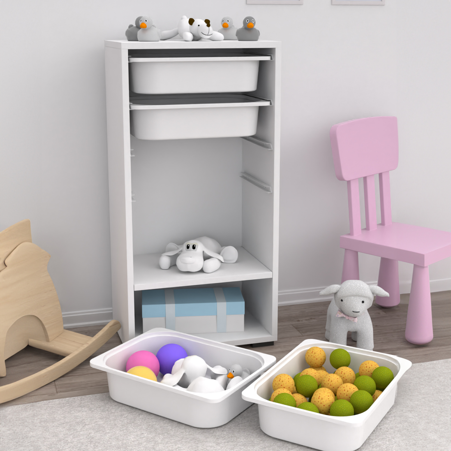 ΣΥΡΤΑΡΙΕΡΑ SANI HM18217.01 ΜΕΛΑΜΙΝΗ ΛΕΥΚΗ-4 ΛΕΥΚΑ ΣΥΡΤΑΡΙΑ-ΡΑΦΙ 45x30x90Υεκ 8