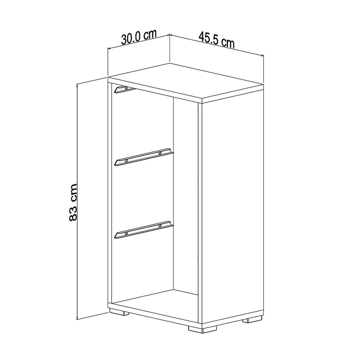 ΣΥΡΤΑΡΙΕΡΑ SANI HM18218.01 ΜΕΛΑΜΙΝΗ ΣΕ ΛΕΥΚΟ-ΛΕΥΚΑ ΣΥΡΤΑΡΙΑ P.E. 45,5x30x83Υεκ 2