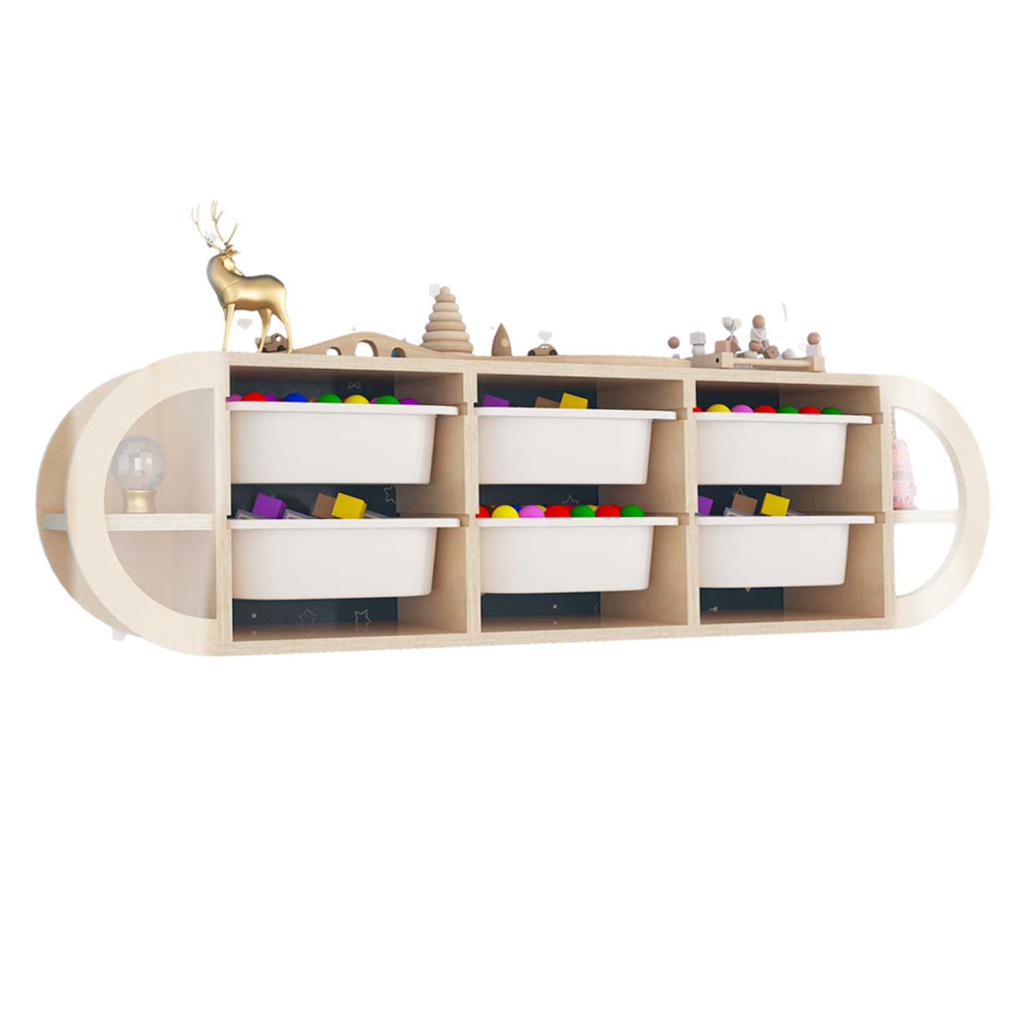 ΣΥΡΤΑΡΙΕΡΑ ΤΟΙΧΟΥ SANI HM18228.03 ΞΥΛΟ ΣΗΜΥΔΑΣ &amp; 6 ΛΕΥΚΑ ΣΥΡΤΑΡΙΑ P.E. 126x26x33Υεκ. 1