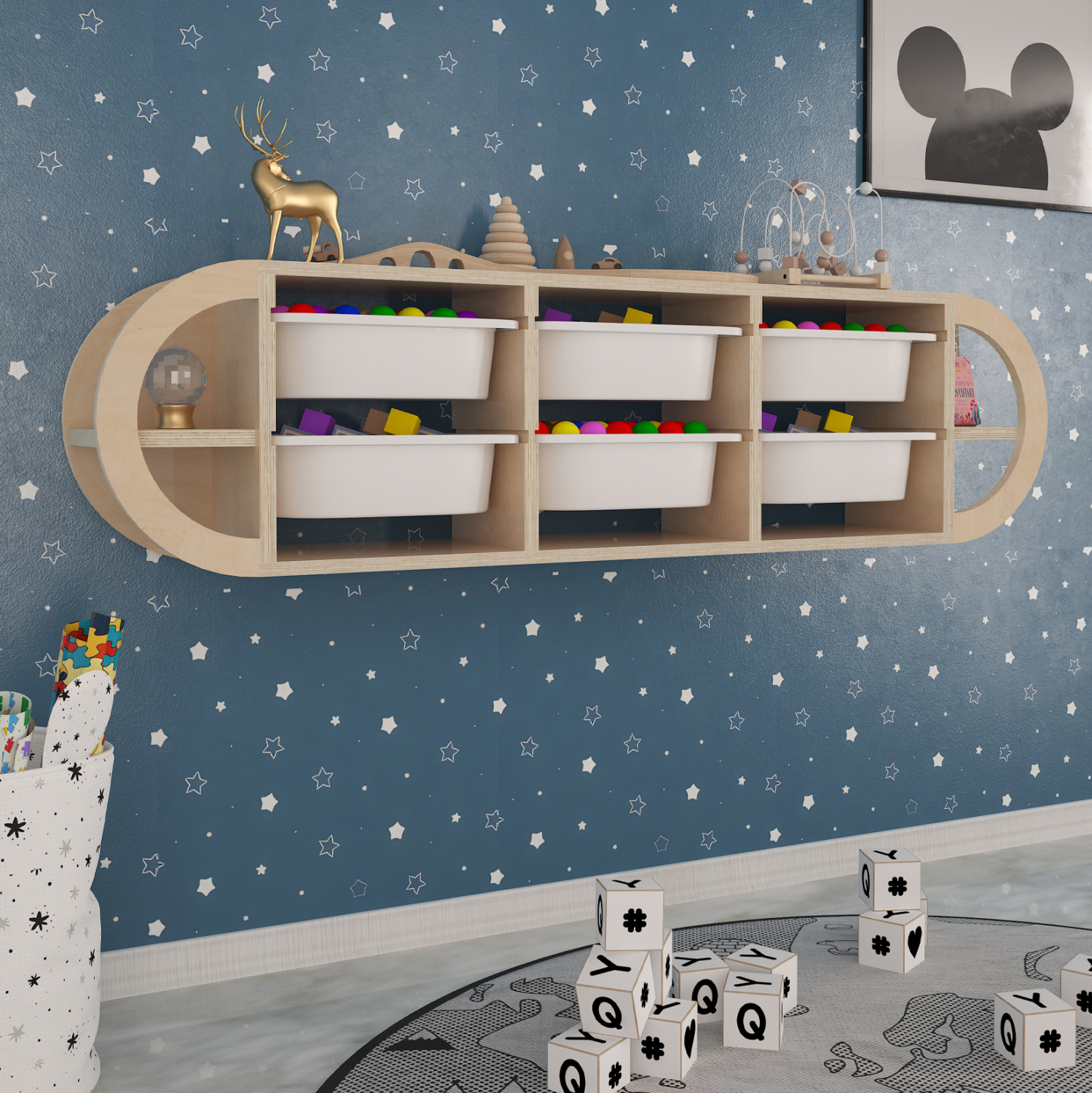 ΣΥΡΤΑΡΙΕΡΑ ΤΟΙΧΟΥ SANI HM18228.03 ΞΥΛΟ ΣΗΜΥΔΑΣ &amp; 6 ΛΕΥΚΑ ΣΥΡΤΑΡΙΑ P.E. 126x26x33Υεκ. 3