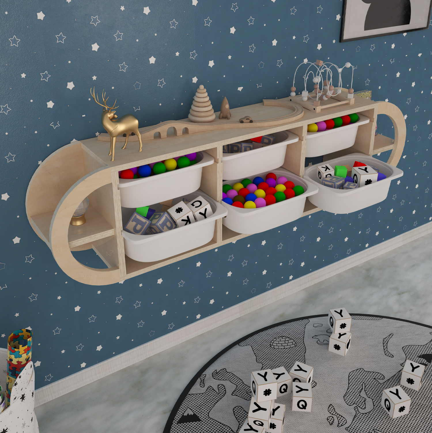 ΣΥΡΤΑΡΙΕΡΑ ΤΟΙΧΟΥ SANI HM18228.03 ΞΥΛΟ ΣΗΜΥΔΑΣ &amp; 6 ΛΕΥΚΑ ΣΥΡΤΑΡΙΑ P.E. 126x26x33Υεκ. 4