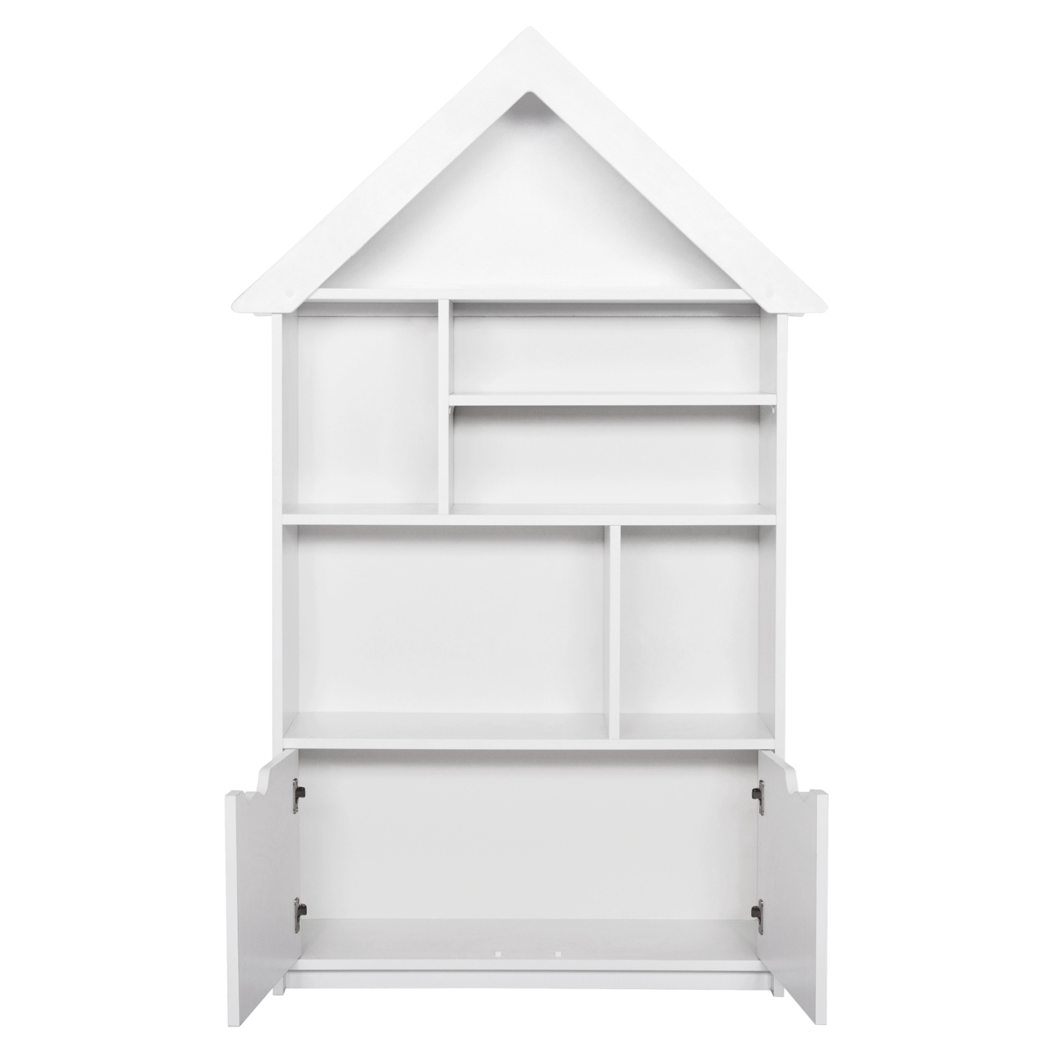 ΠΑΙΔΙΚΗ ΒΙΒΛΙΟΘΗΚΗ DREY HM18229.01 ΜΕΛΑΜΙΝΗ ΛΕΥΚΗ 104x30x170Υεκ 5