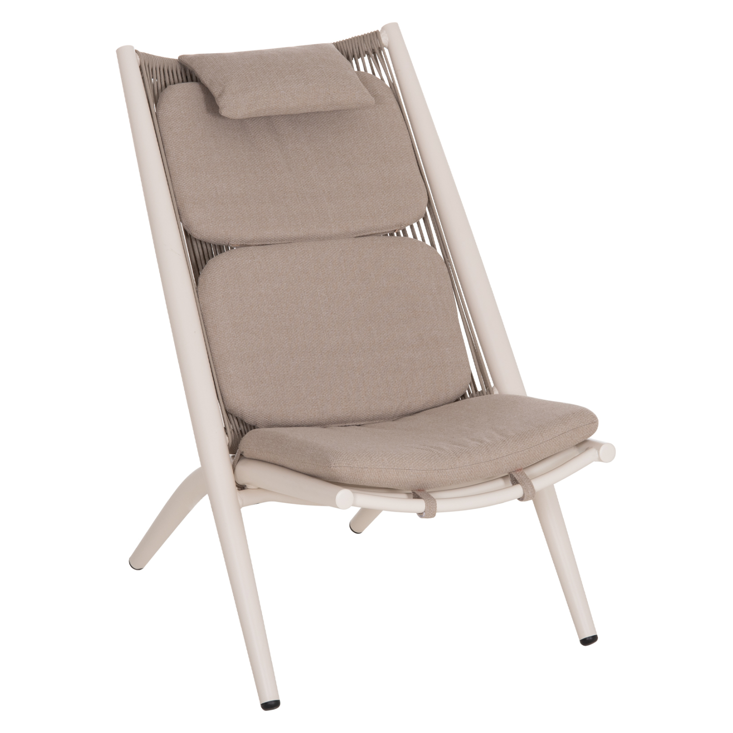 ΠΟΛΥΘΡΟΝΑ RELAX REMUS HM6642.02 ΑΛΟΥΜΙΝΙΟ ΛΕΥΚΟ-ΣΧΟΙΝΙ OLEFIN ΜΠΕΖ 63x87x94Υεκ. 1