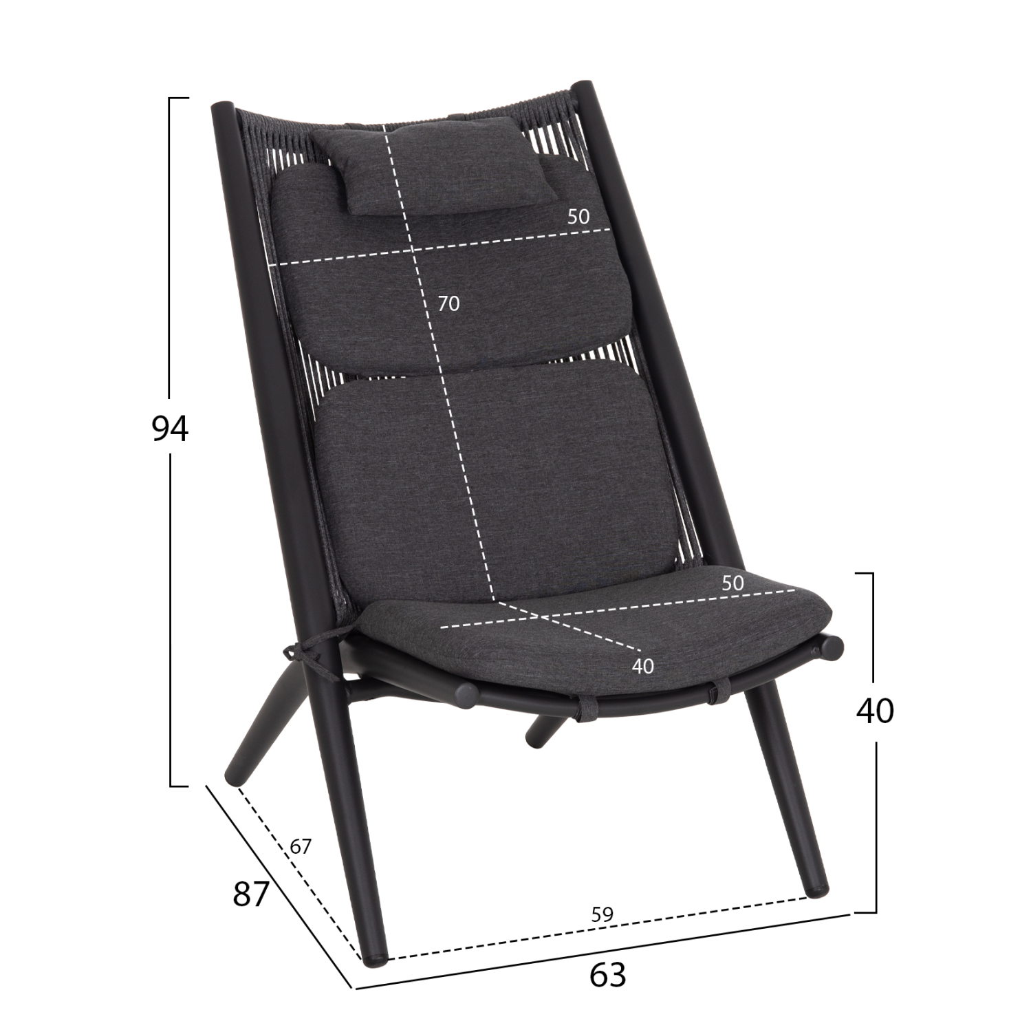 ΠΟΛΥΘΡΟΝΑ RELAX REMUS HM6642.01 ΑΛΟΥΜΙΝΙΟ ΑΝΘΡΑΚΙ-ΣΧΟΙΝΙ OLEFIN ΑΝΘΡΑΚΙ 63x87x94Υεκ. 2