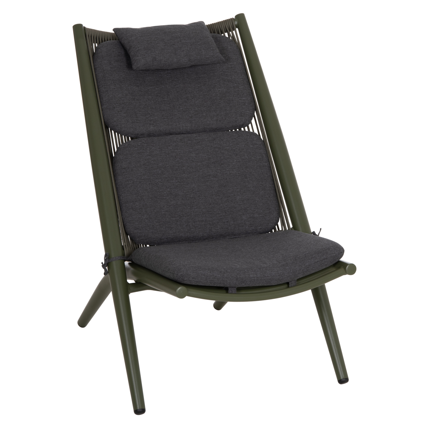 ΠΟΛΥΘΡΟΝΑ RELAX REMUS HM6642.07 ΑΛΟΥΜΙΝΙΟ &amp; ΣΧΟΙΝΙ OLEFIN ΣΕ OLIVE GREEN 63x87x94Υεκ 1