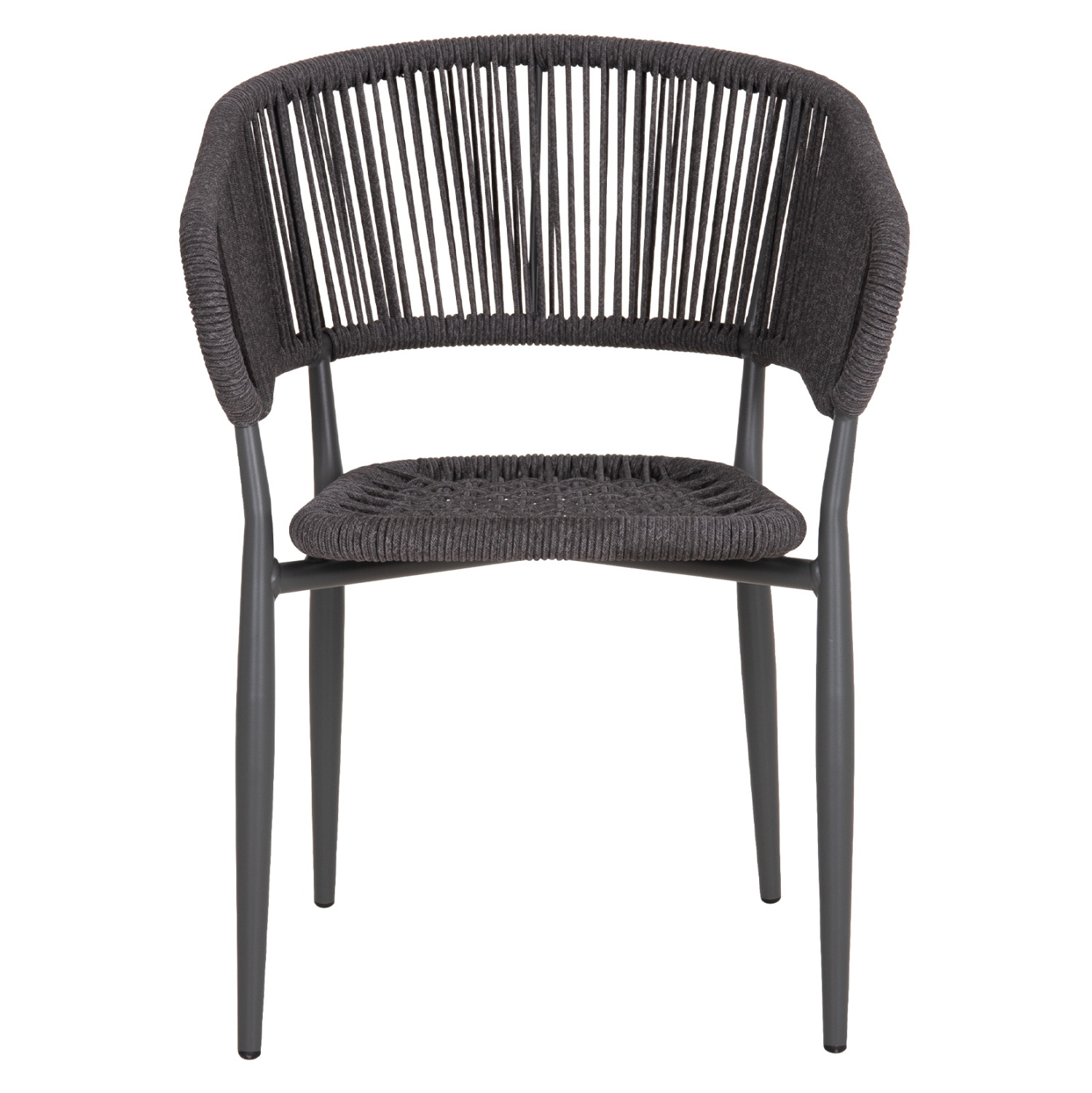 ΠΟΛΥΘΡΟΝΑ ΑΛΟΥΜΙΝΙΟΥ EULO HM5783.21 ΓΚΡΙ-TWISTED RATTAN ΓΚΡΙ 57x63x77Υεκ. 3