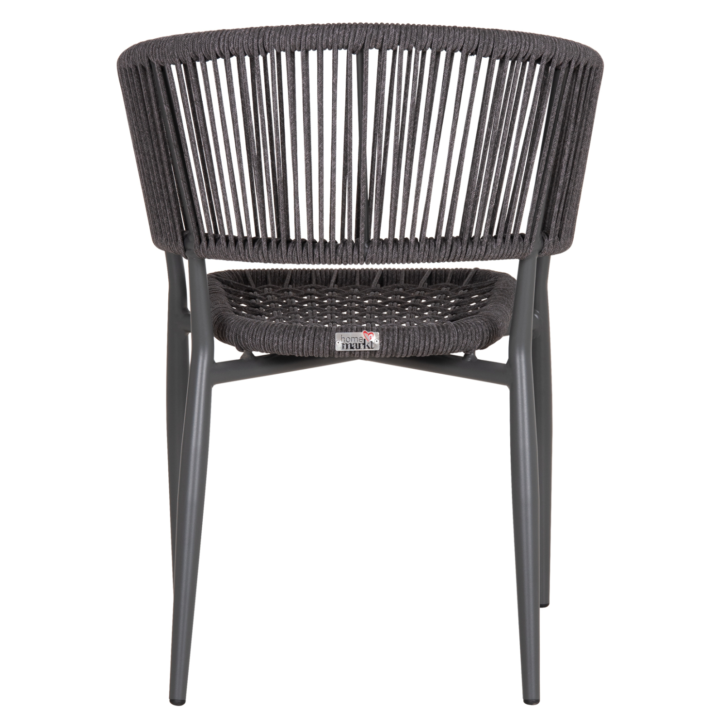 ΠΟΛΥΘΡΟΝΑ ΑΛΟΥΜΙΝΙΟΥ EULO HM5783.21 ΓΚΡΙ-TWISTED RATTAN ΓΚΡΙ 57x63x77Υεκ. 6