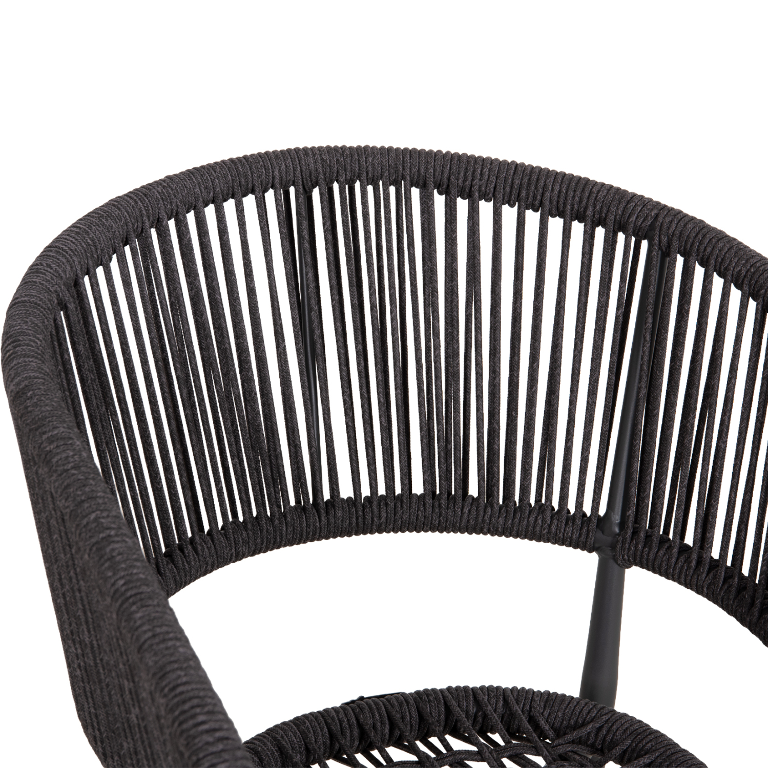ΠΟΛΥΘΡΟΝΑ ΑΛΟΥΜΙΝΙΟΥ EULO HM5783.21 ΓΚΡΙ-TWISTED RATTAN ΓΚΡΙ 57x63x77Υεκ. 7