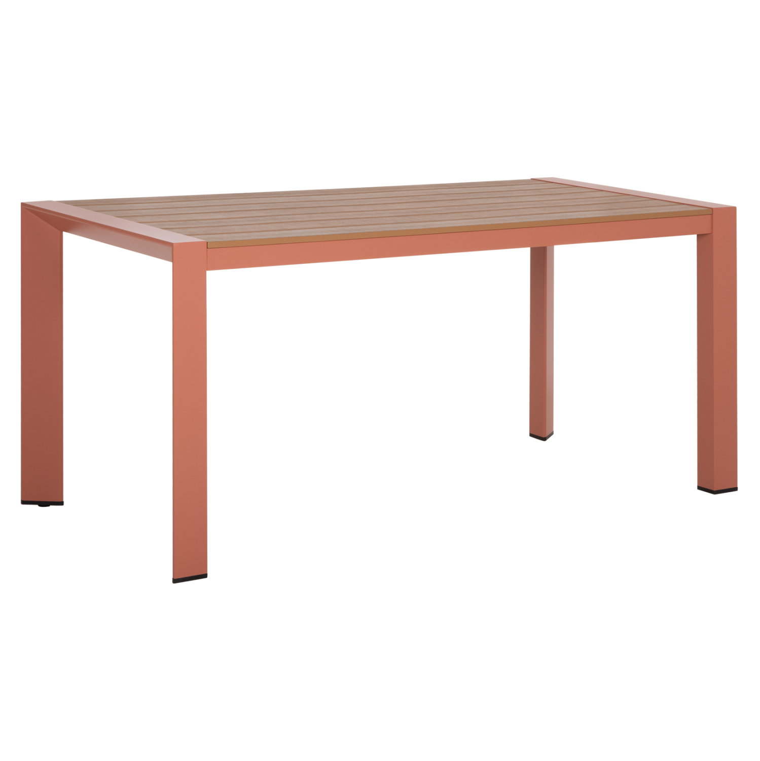 ΤΡΑΠΕΖΙ ΕΞΩΤ.ΧΩΡΟΥ GOYA HM6059.08 ΑΛΟΥΜΙΝΙΟ ΣE TERRACOTTA &amp; POLYWOOD 160X80Χ75Υεκ. 1