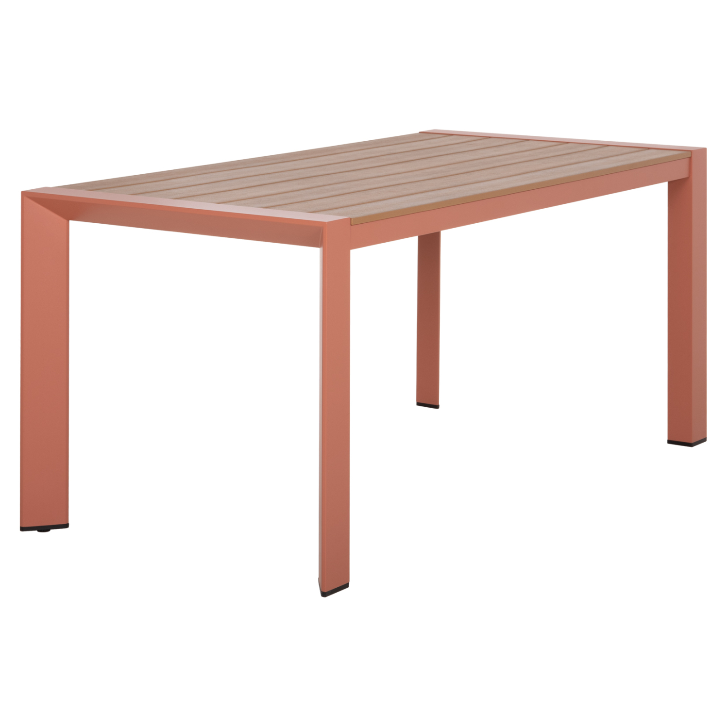 ΤΡΑΠΕΖΙ ΕΞΩΤ.ΧΩΡΟΥ GOYA HM6059.08 ΑΛΟΥΜΙΝΙΟ ΣE TERRACOTTA &amp; POLYWOOD 160X80Χ75Υεκ. 4