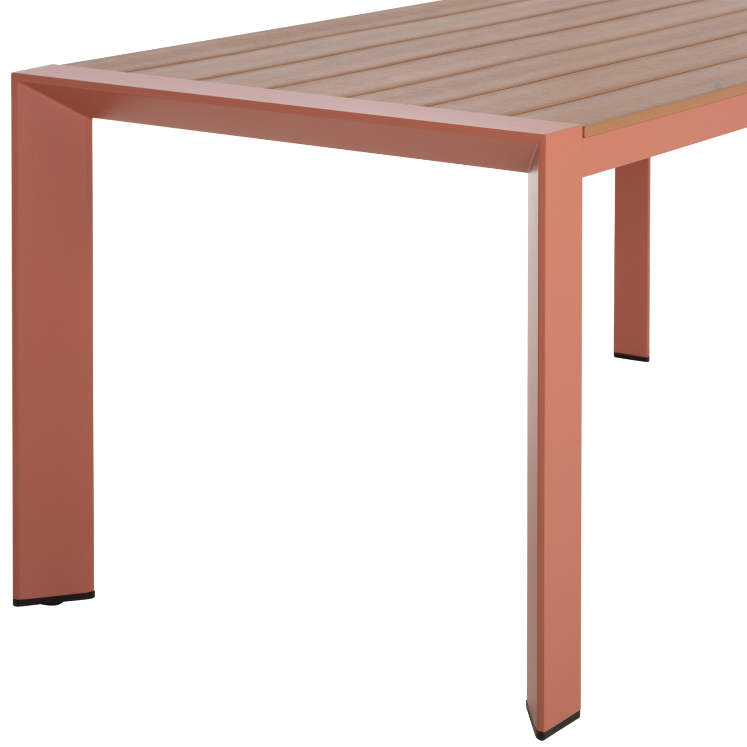 ΤΡΑΠΕΖΙ ΕΞΩΤ.ΧΩΡΟΥ GOYA HM6059.08 ΑΛΟΥΜΙΝΙΟ ΣE TERRACOTTA &amp; POLYWOOD 160X80Χ75Υεκ. 6