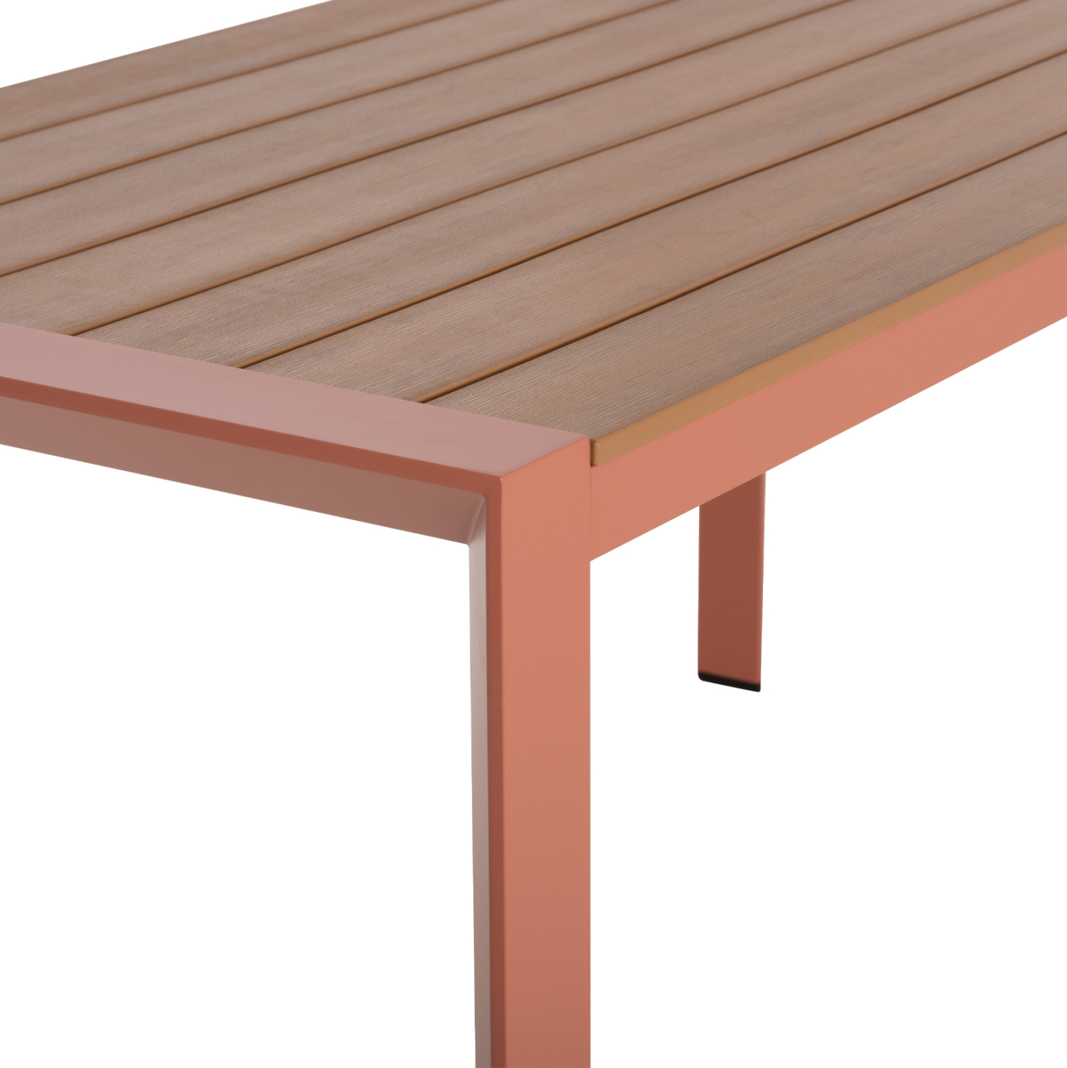 ΤΡΑΠΕΖΙ ΕΞΩΤ.ΧΩΡΟΥ GOYA HM6059.08 ΑΛΟΥΜΙΝΙΟ ΣE TERRACOTTA &amp; POLYWOOD 160X80Χ75Υεκ. 7