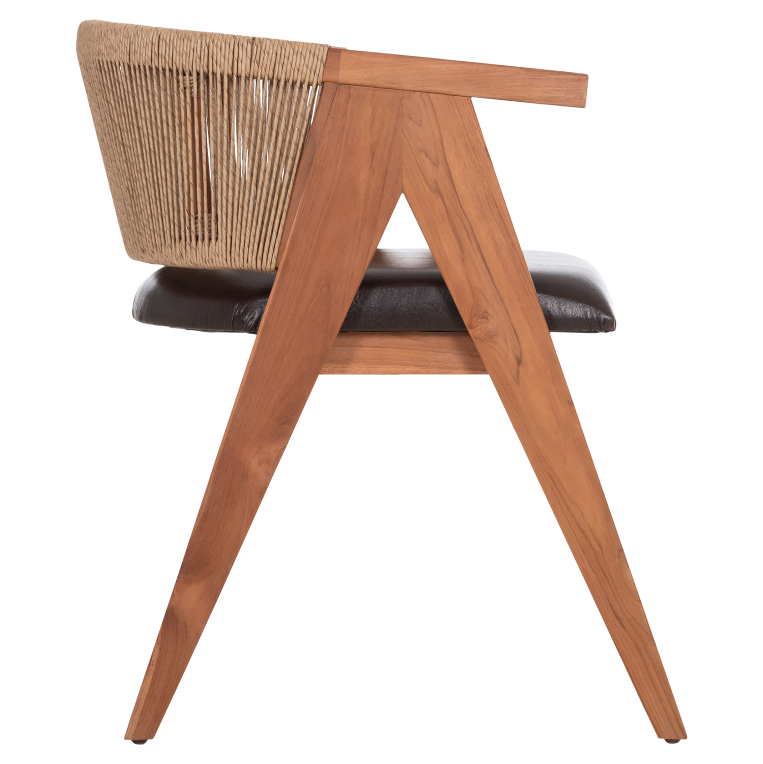 ΠΟΛΥΘΡΟΝΑ ΤΡΑΠΕΖΑΡΙΑΣ BRANN HM18238.11 ΞΥΛΟ ΤΕΑΚ-ΚΑΦΕ PU-ΣΧΟΙΝΙ 60x67x76Υεκ. 4