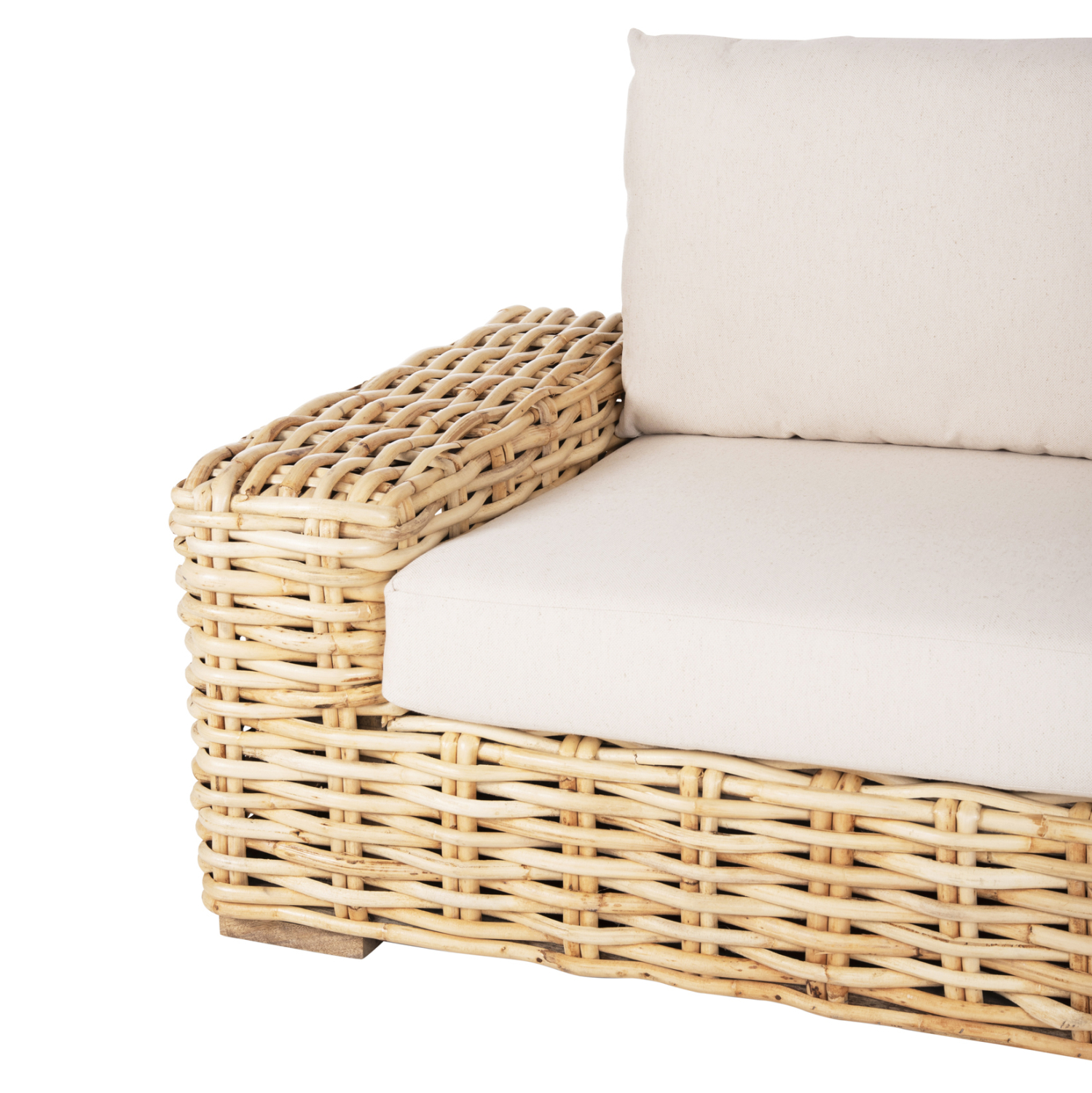 ΚΑΝΑΠΕΣ 2-ΘΕΣΙΟΣ TROPEL HM9809 ΞΥΛΟ MANGO-RATTAN ΦΥΣΙΚΟ-ΛΕΥΚΑ ΜΑΞΙΛΑΡΙΑ 192x88x70-85Υεκ. 7