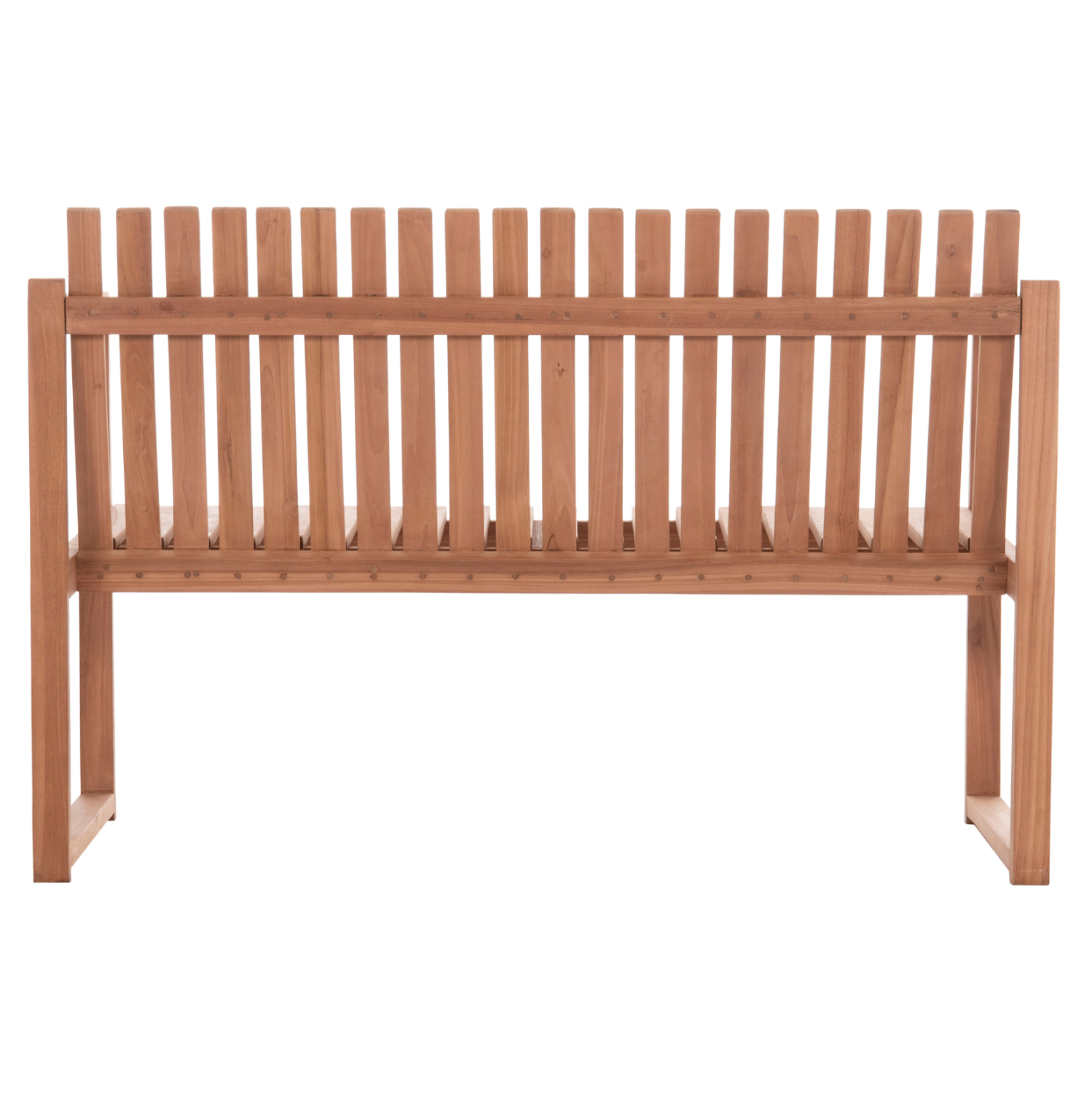ΠΑΓΚΑΚΙ ΚΗΠΟΥ 2ΘΕΣΙΟ VED HM18124 ΞΥΛΟ TEAK--ΦΥΣΙΚΟ ΧΡΩΜΑ 130x60x86Υεκ. 6